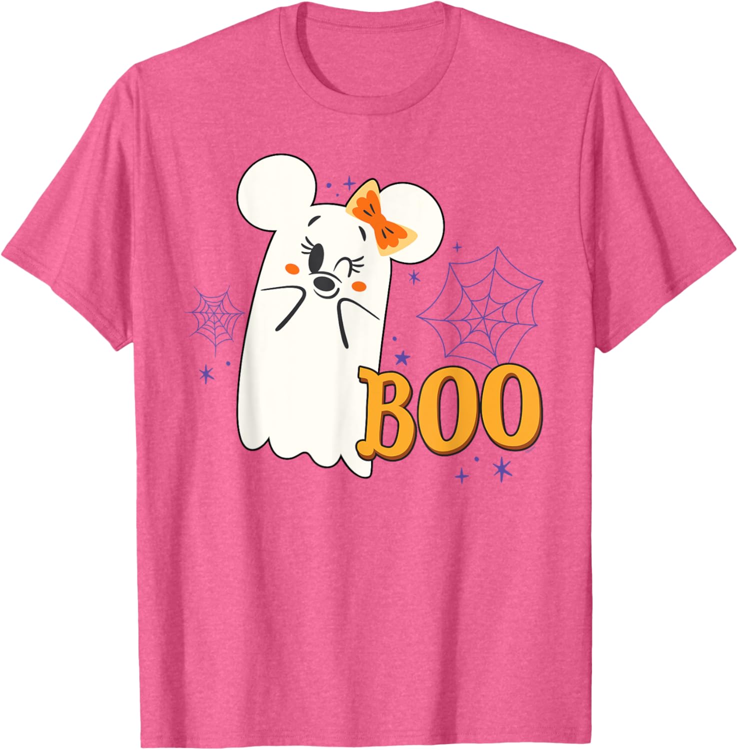 Adorable Disney Minnie Mouse Ghost Halloween T-Shirt for Kids - 5