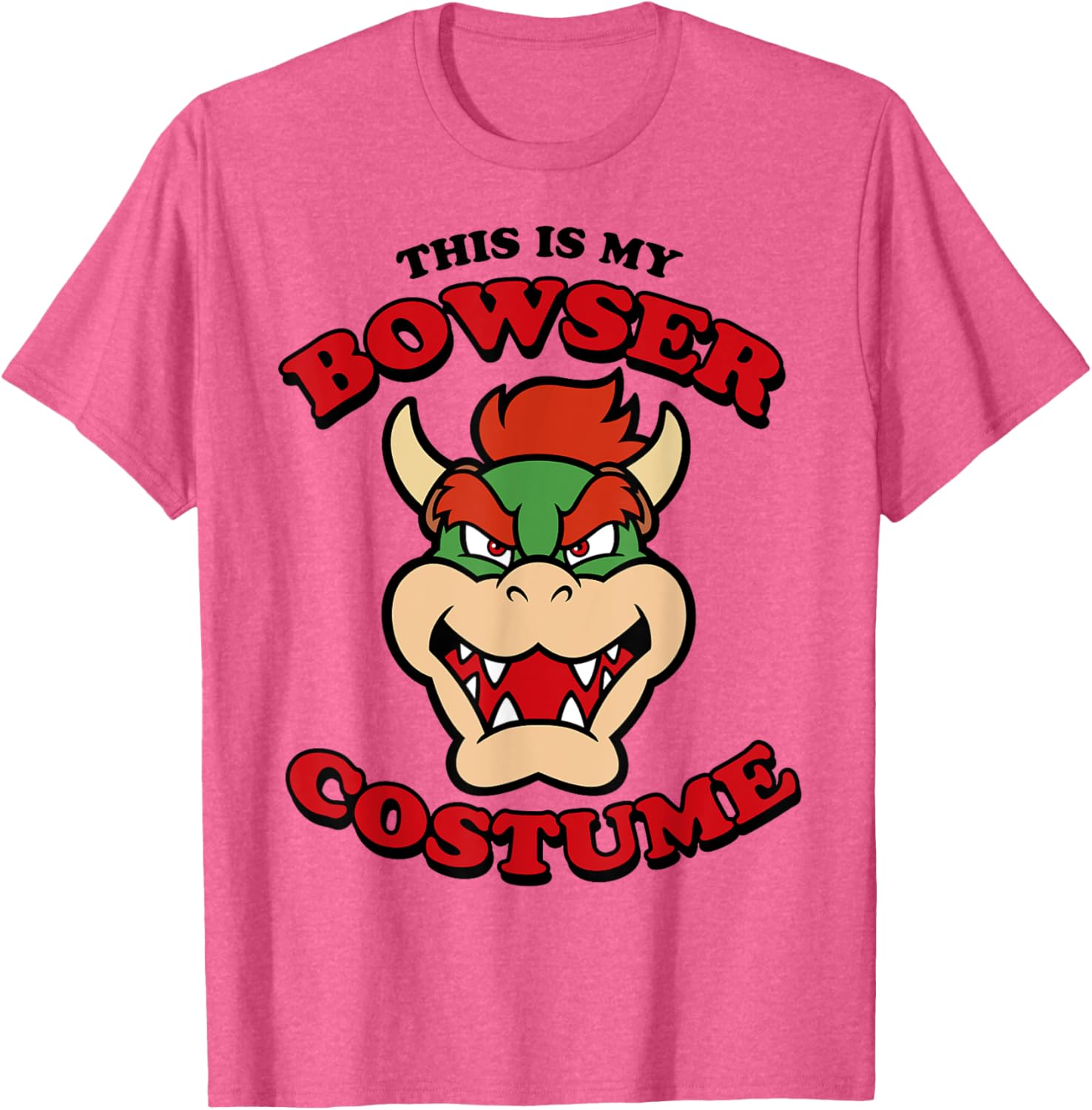 Super Mario Bowser Costume Graphic T-Shirt for Ultimate Fans - 1