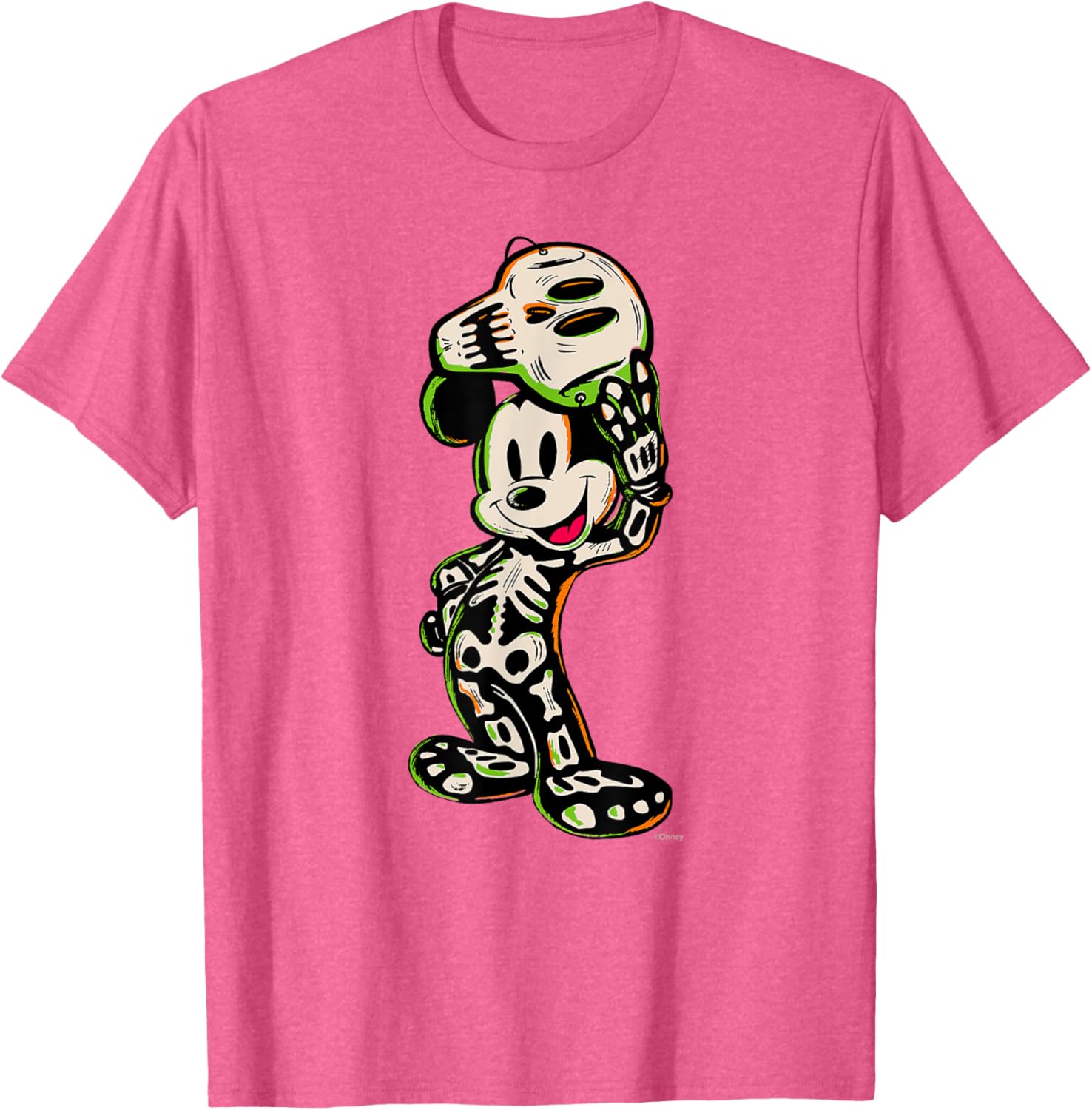 Disney 100 Mickey Mouse Halloween Skeleton Costume T-Shirt for Kids - 5