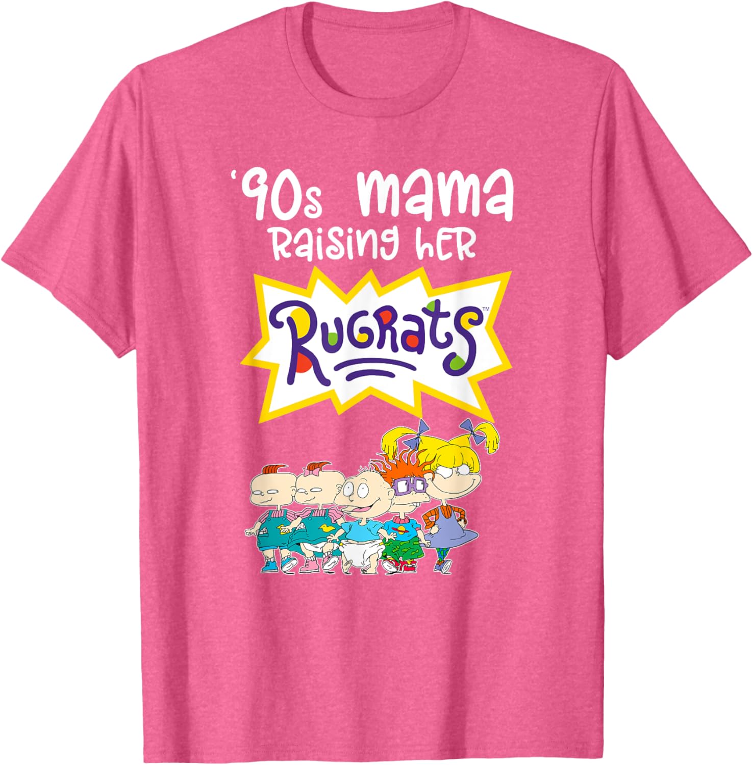 Mademark x Rugrats 90s Mama Raising Her Rugrats Full Gang T-Shirt - 12