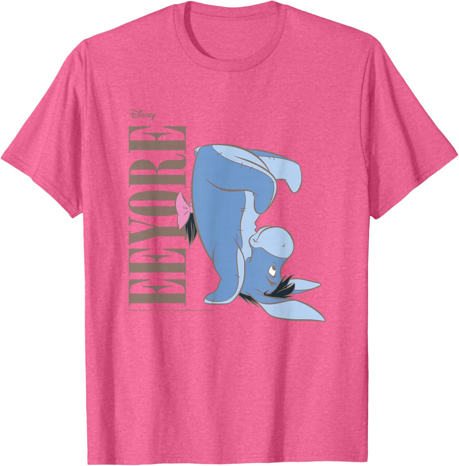 Winnie The Pooh Eeyore Upside Down T-Shirt for Fun and Cozy Style - 16