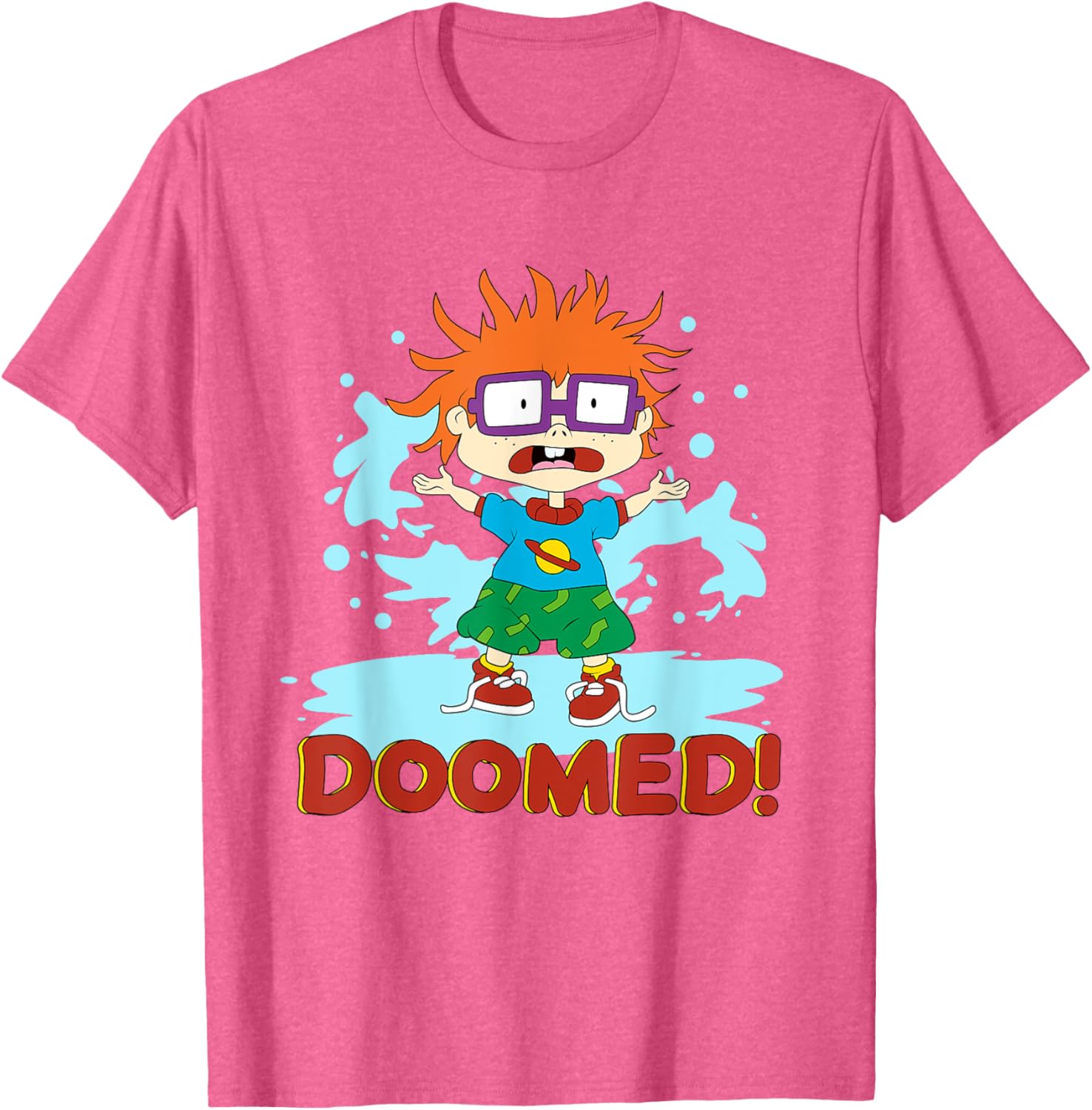Mademark Rugrats Chuckie T-Shirt for Kids - Fun Cartoon Apparel - 3