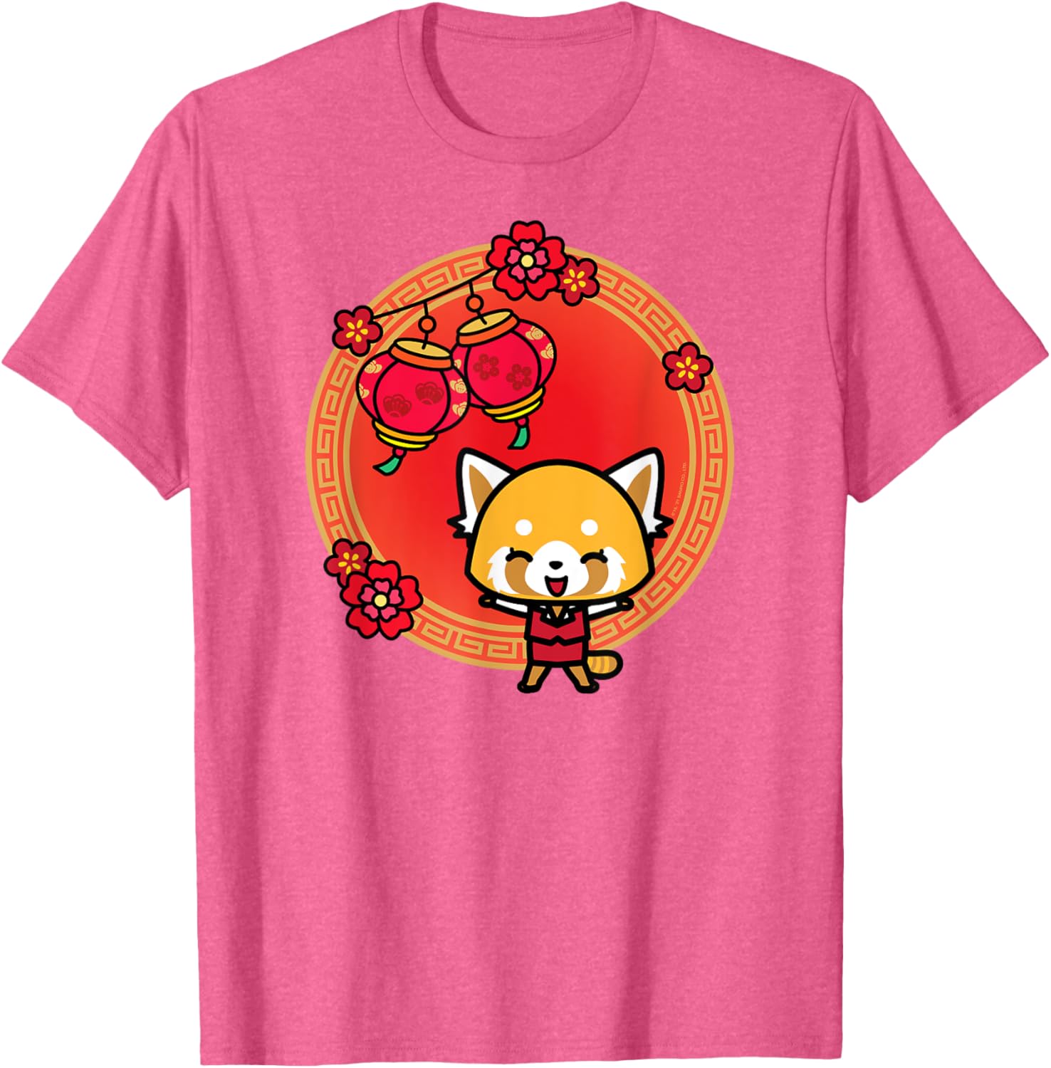Aggretsuko Lunar New Year T-Shirt Fun Festive Design for Fans - 11