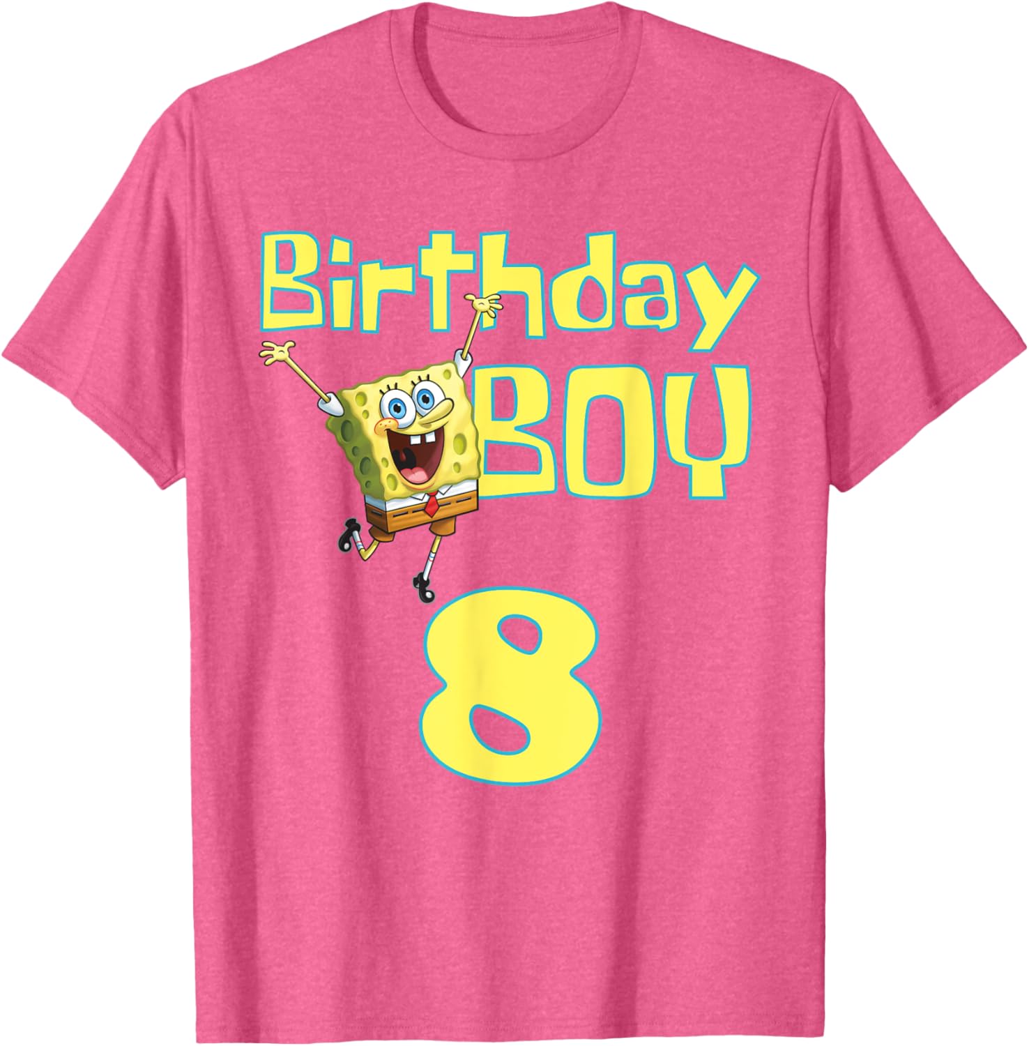 Mademark x SpongeBob SquarePants Birthday Boy 8 T-Shirt for Kids - 1
