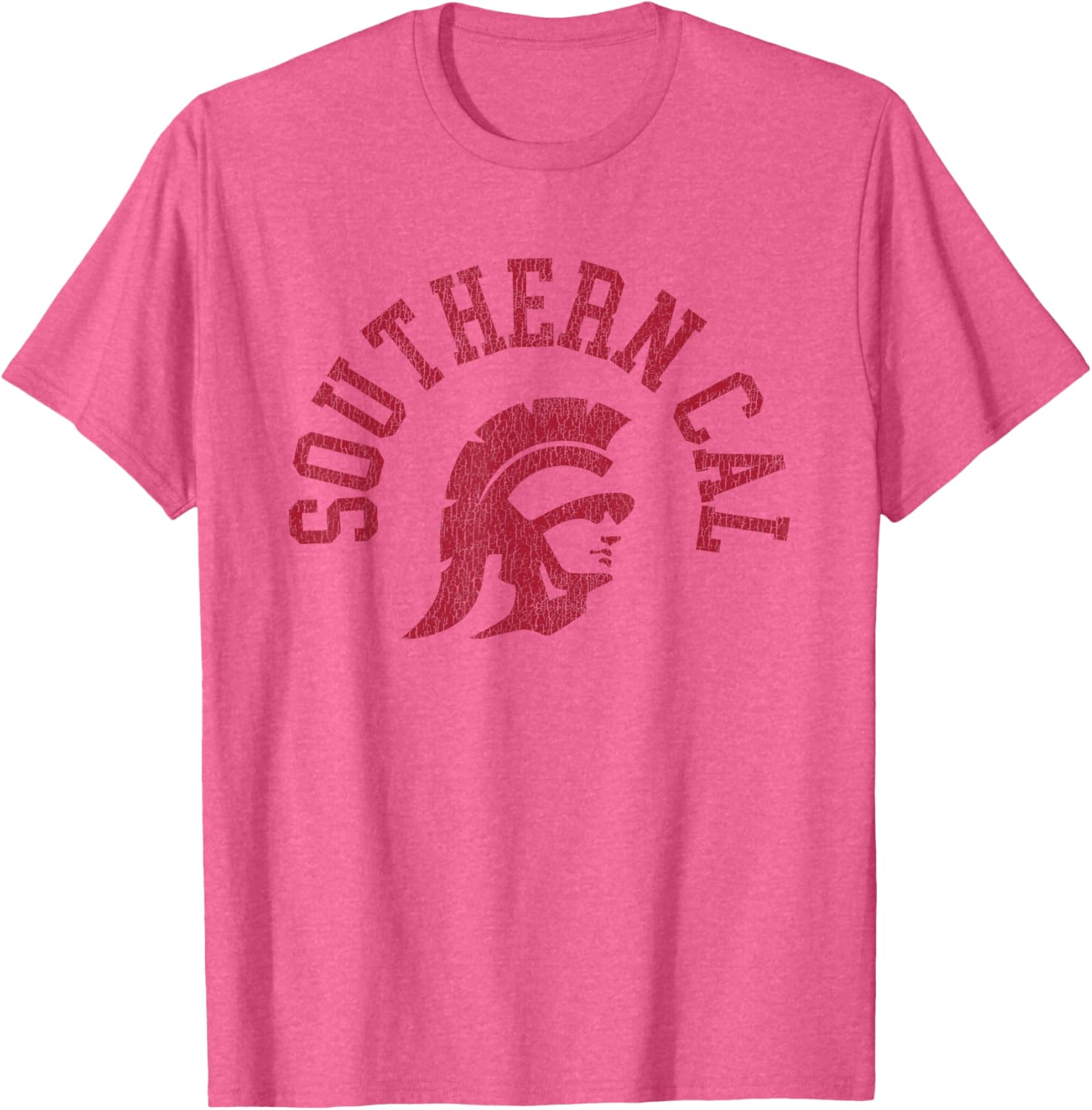 Retro 80s USC Southern Cal Distressed T-Shirt for Sports Fans - 3