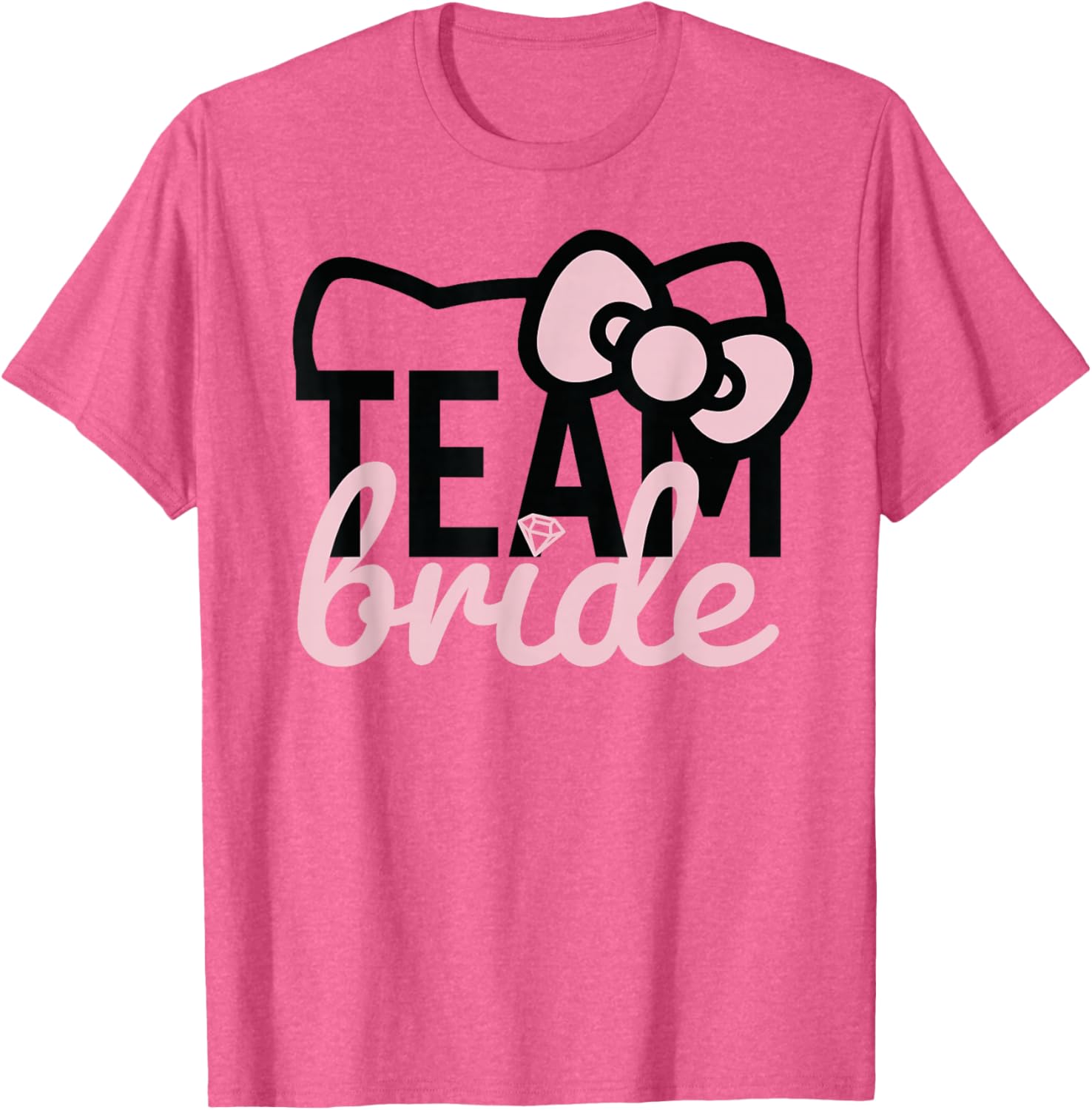 Hello Kitty Team Bride Bridesmaid T-Shirt for Fun Bridal Parties - 15
