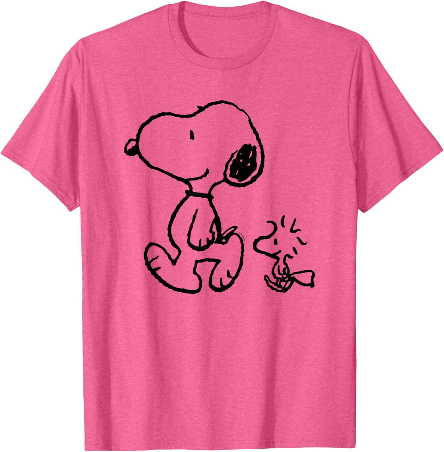 Snoopy Woodstock Walk T-Shirt Fun Peanuts Graphic Tee for Fans - 6
