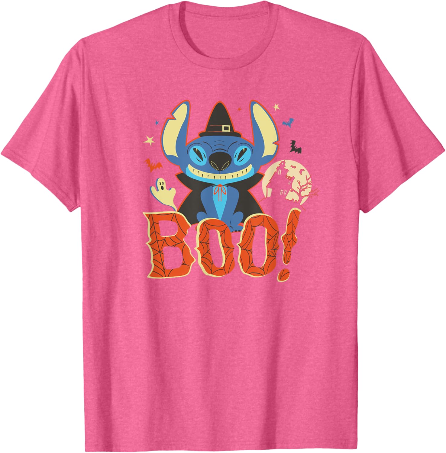 Disney Lilo and Stitch Halloween Boo T-Shirt for Fun Costume Celebrations - 2