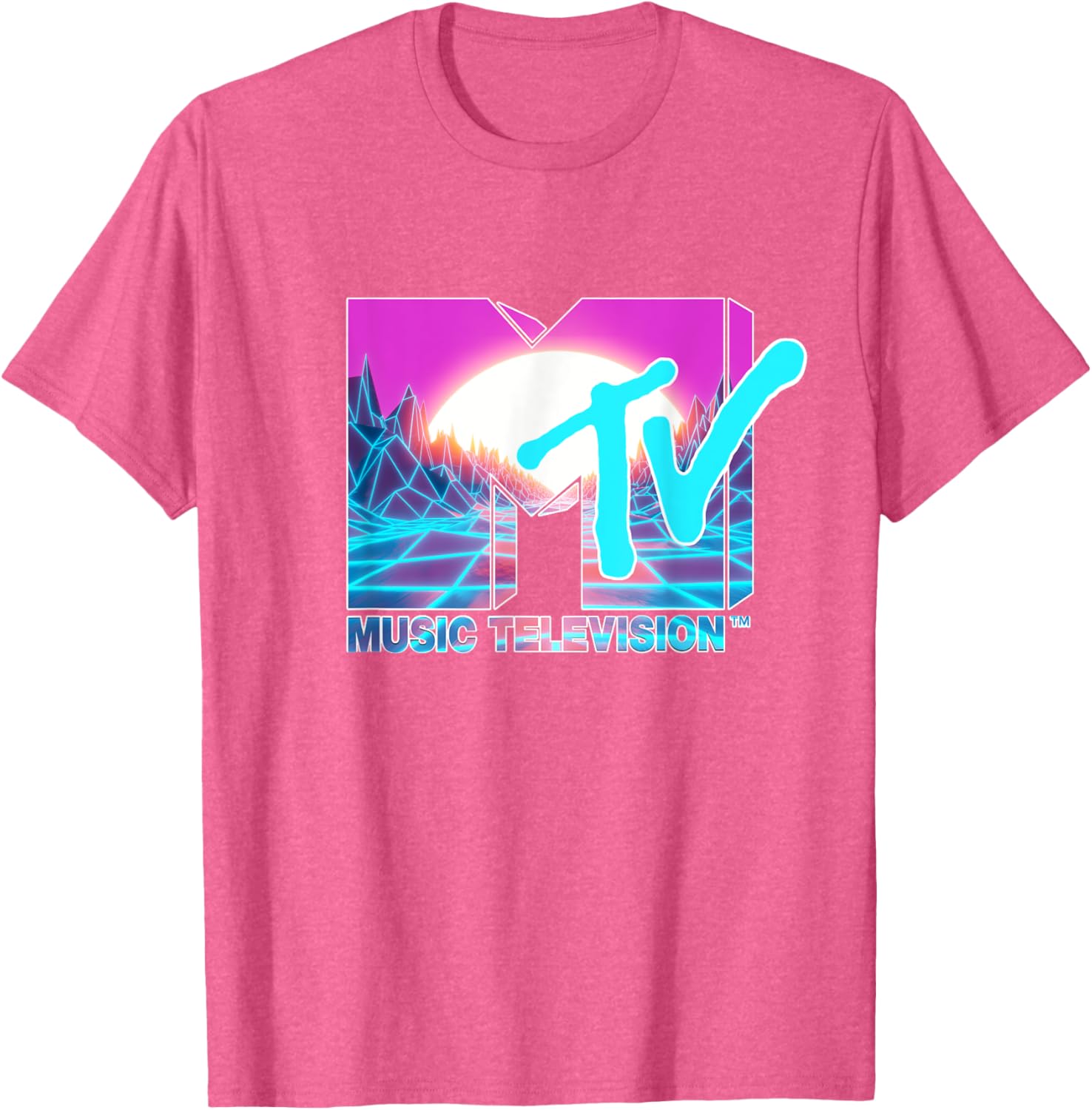 Mademark x MTV Official Logo T-Shirt with Sun and World Graphic - 22