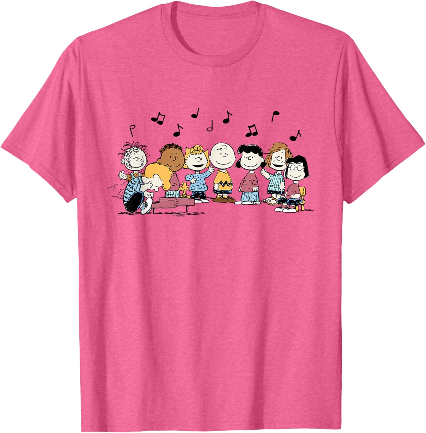 Peanuts Character Music T-Shirt featuring Charlie Brown and Friends - 9