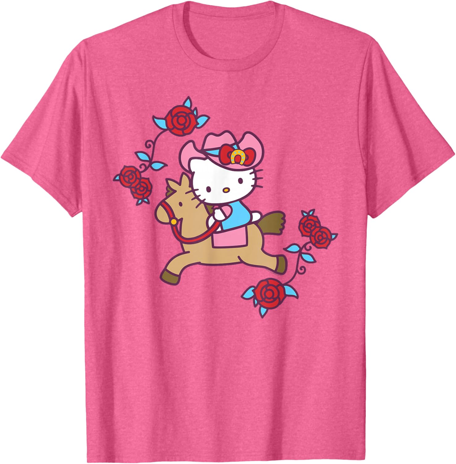 Hello Kitty Derby Horseback Riding T-Shirt for Fun Equestrian Style - 10