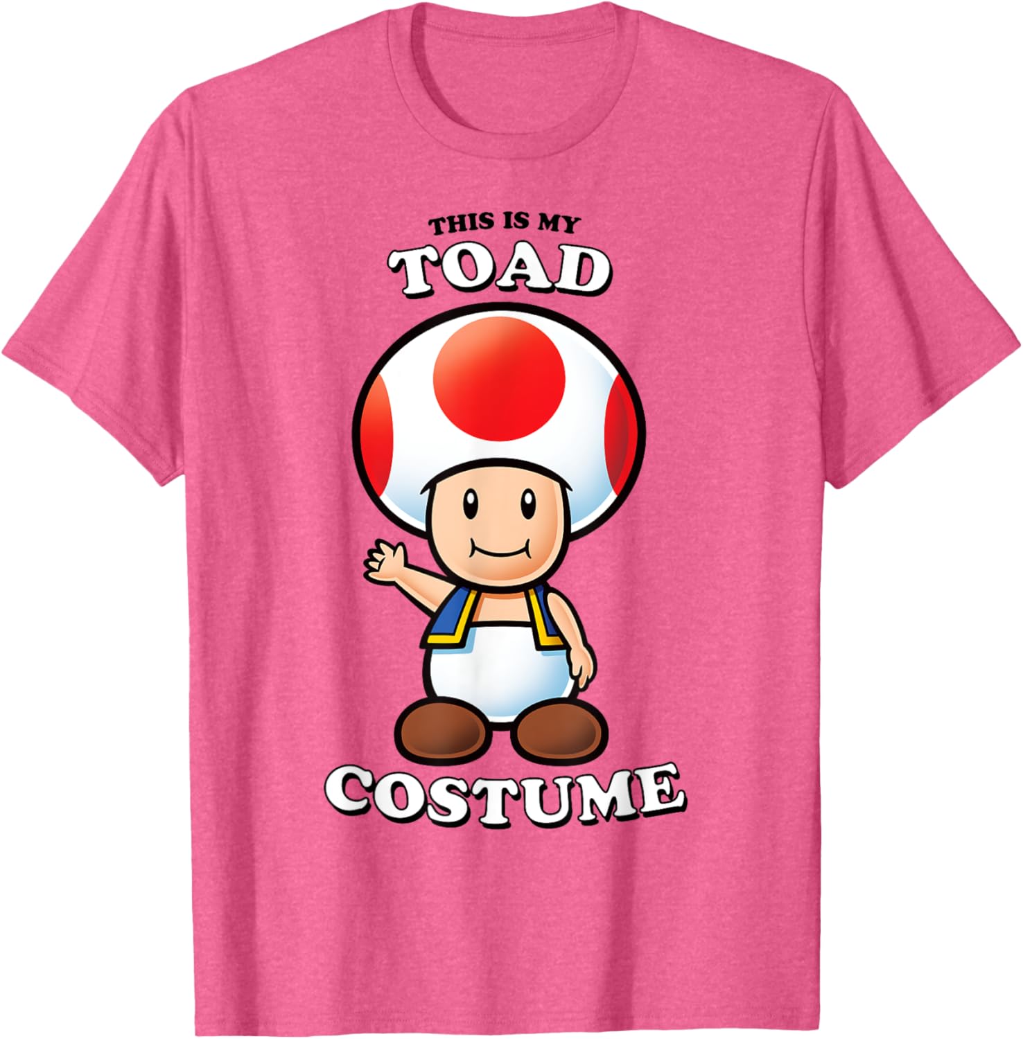 Super Mario Toad Costume T-Shirt for Fun Gaming Adventures - 4