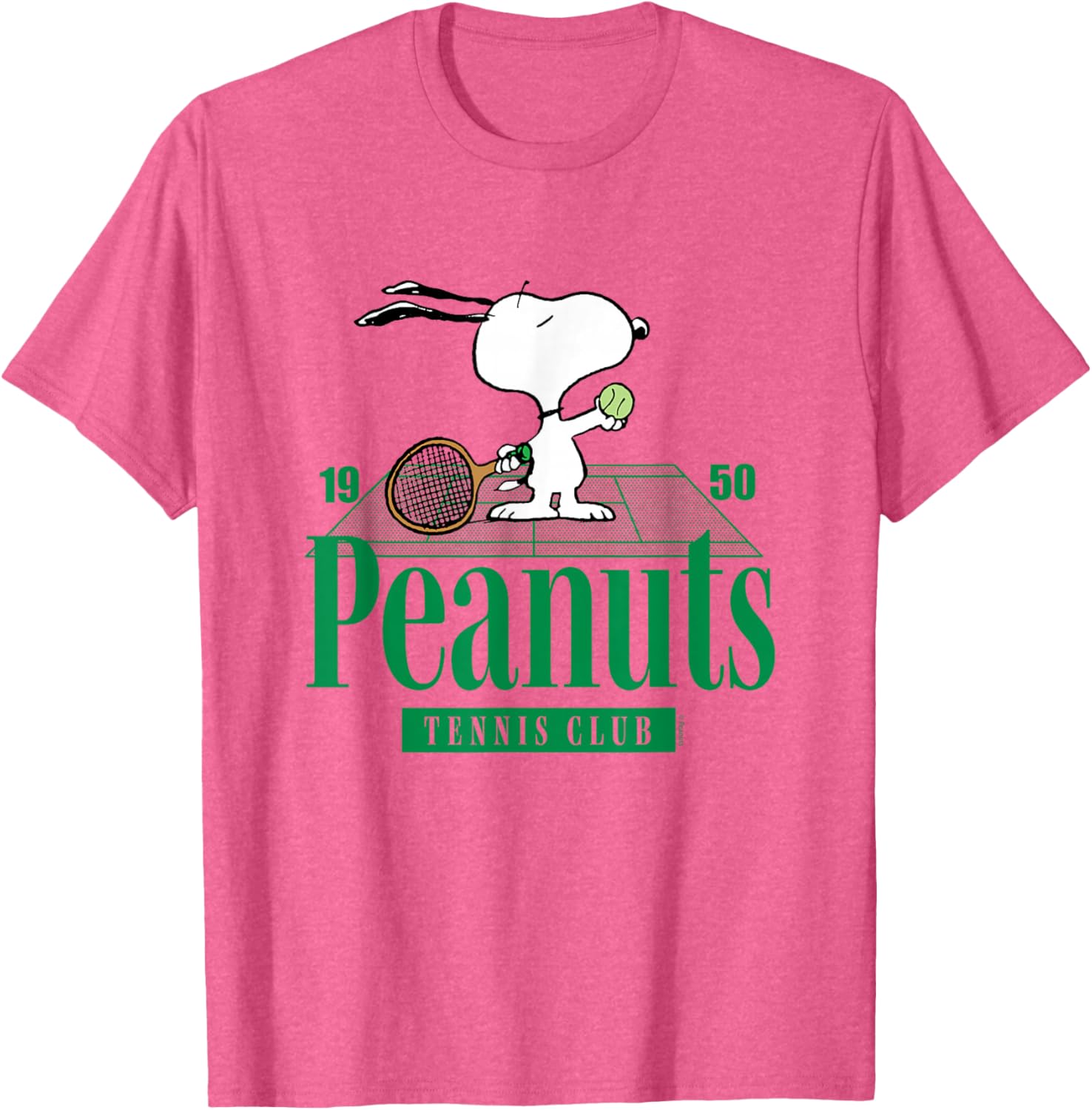 Peanuts Tennis Club T-Shirt for Fans of Classic Cartoon Style - 9