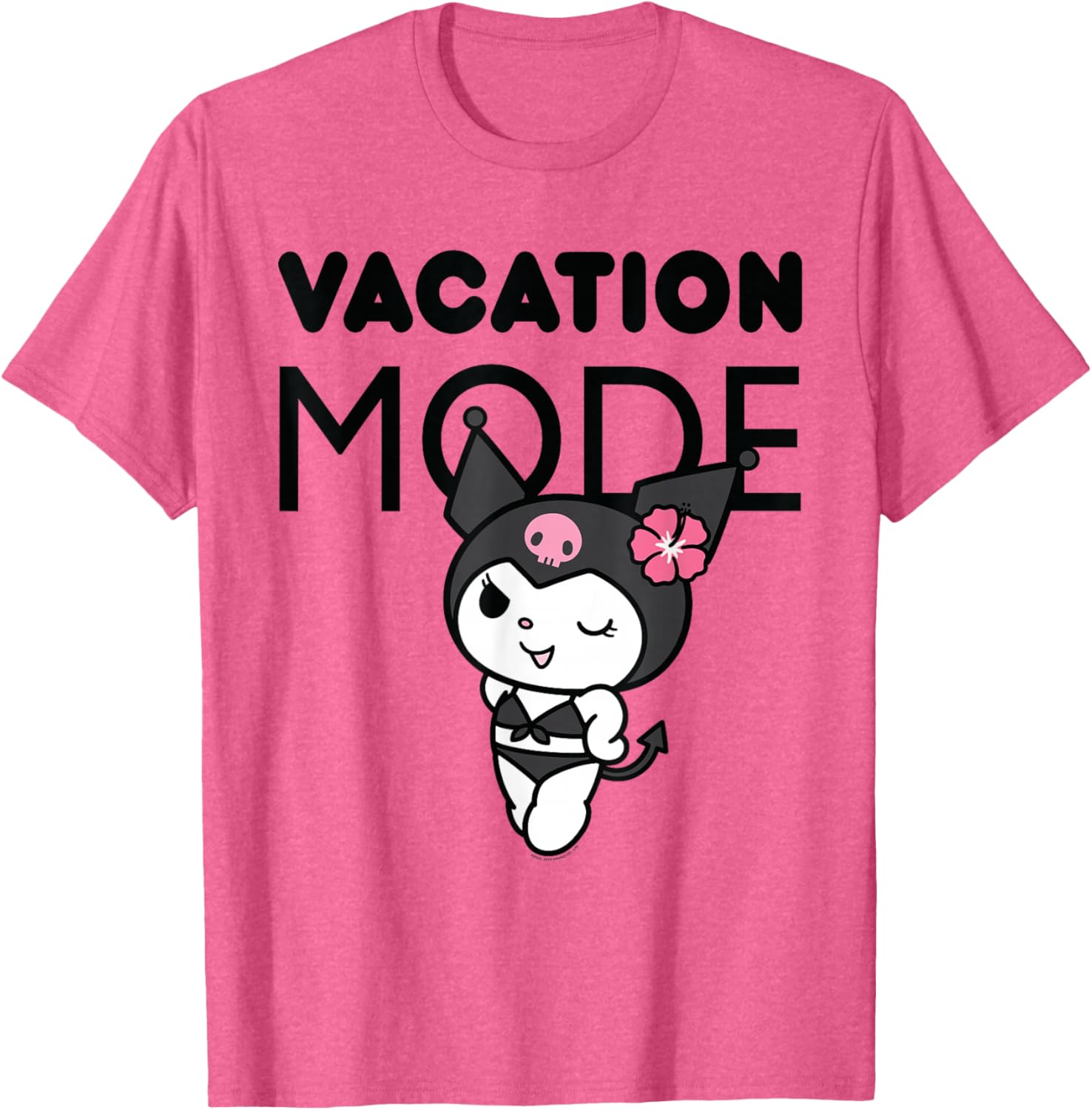 Kuromi Vacation Mode T-Shirt for Fun Summer Outfits and Casual Style - 20