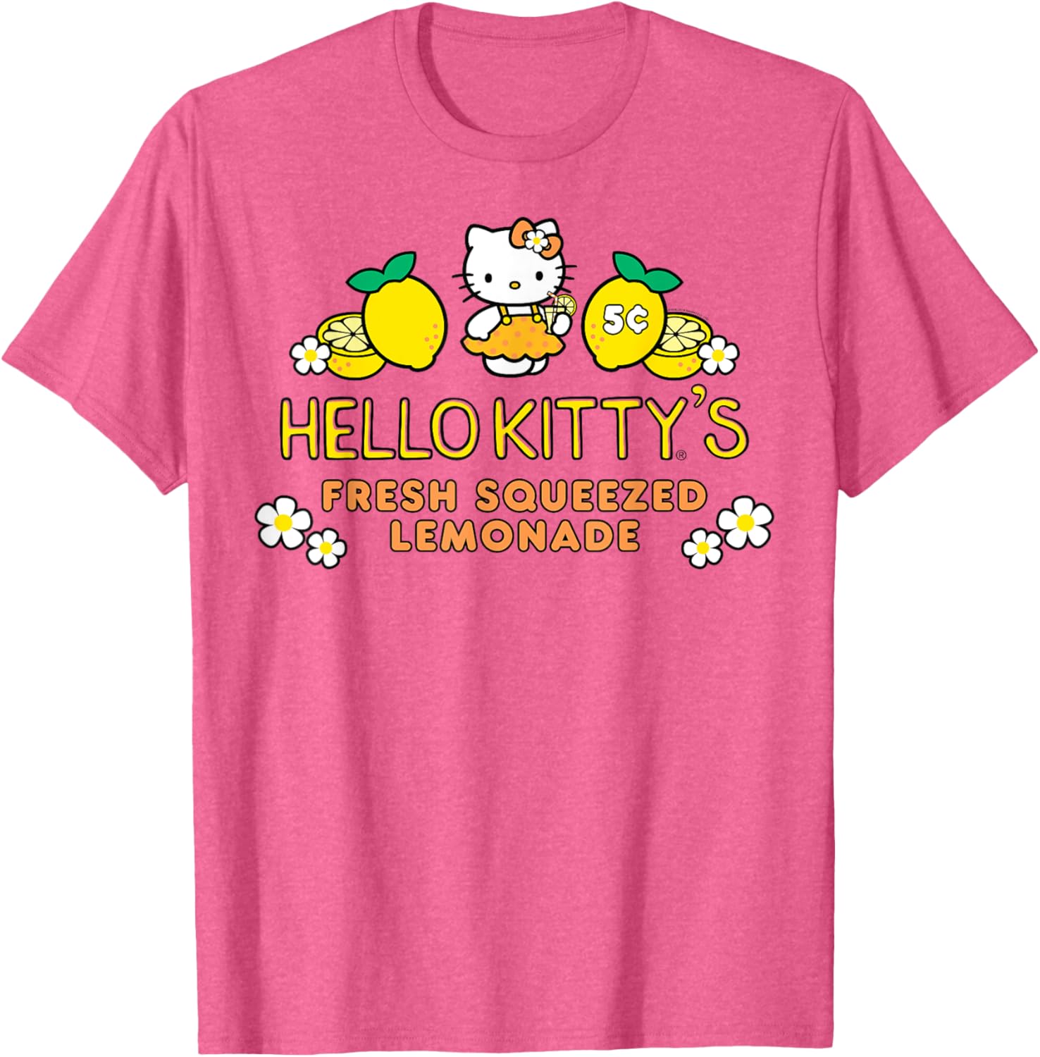 Hello Kitty Summer Lemonade T-Shirt for Fun and Stylish Days - 15