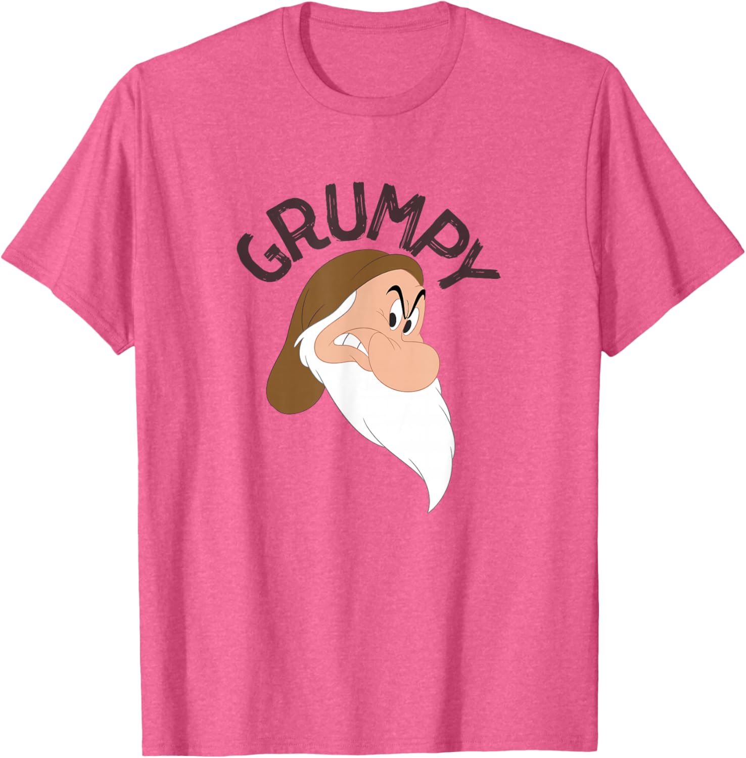 Disney Snow White Grumpy Face T-Shirt for Fun Loving Fans - 1