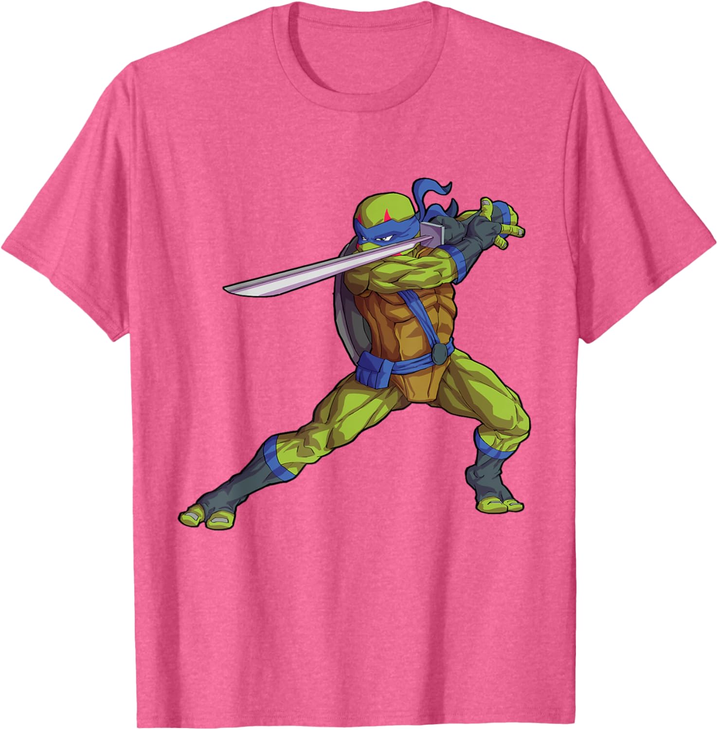 Mademark TMNT Leonardo Odachi Stance T-Shirt for Fans of Ninja Turtles - 10