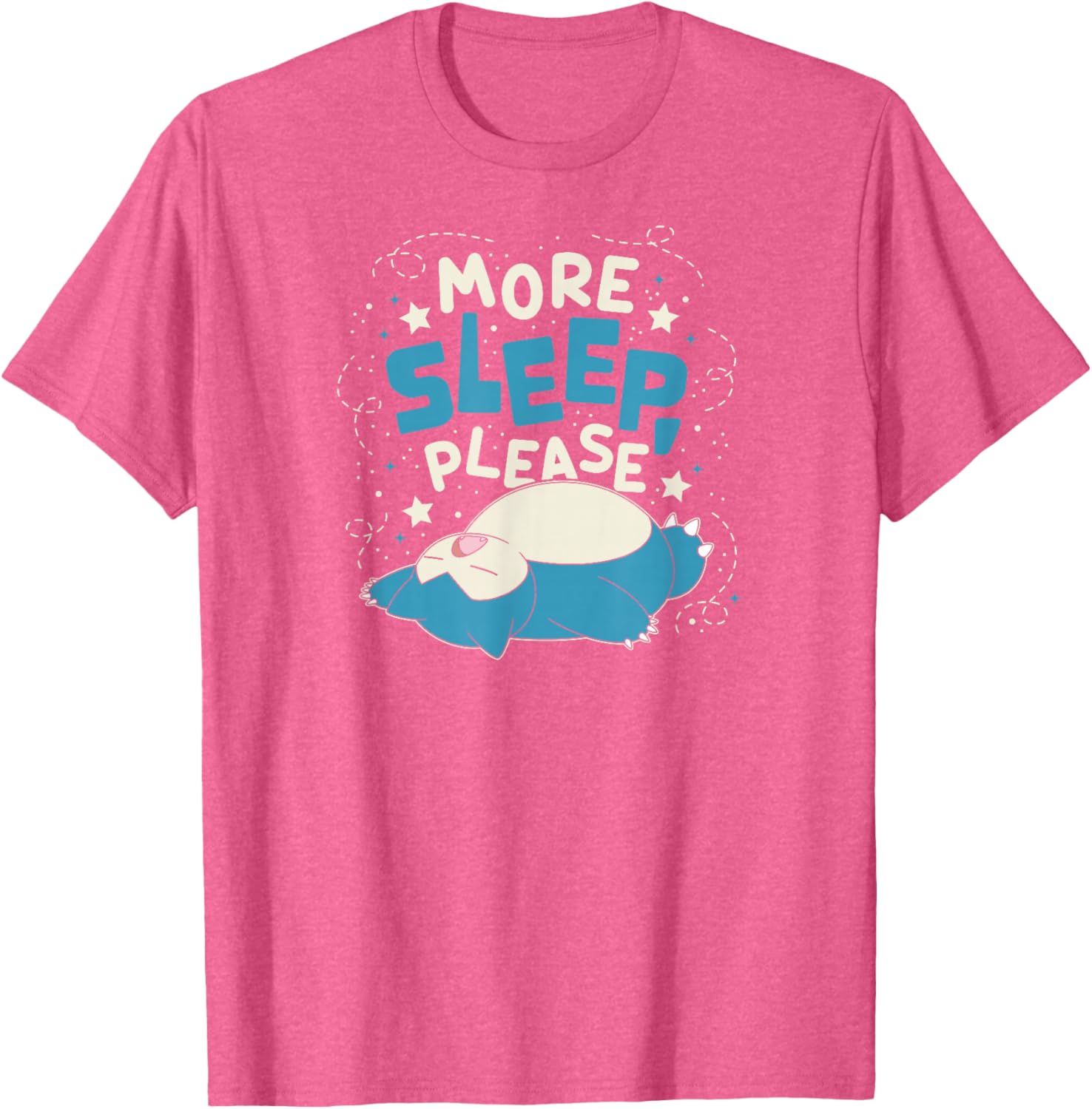 Snorlax More Sleep Please T-Shirt for Pokémon Fans - Comfy and Cute - 12