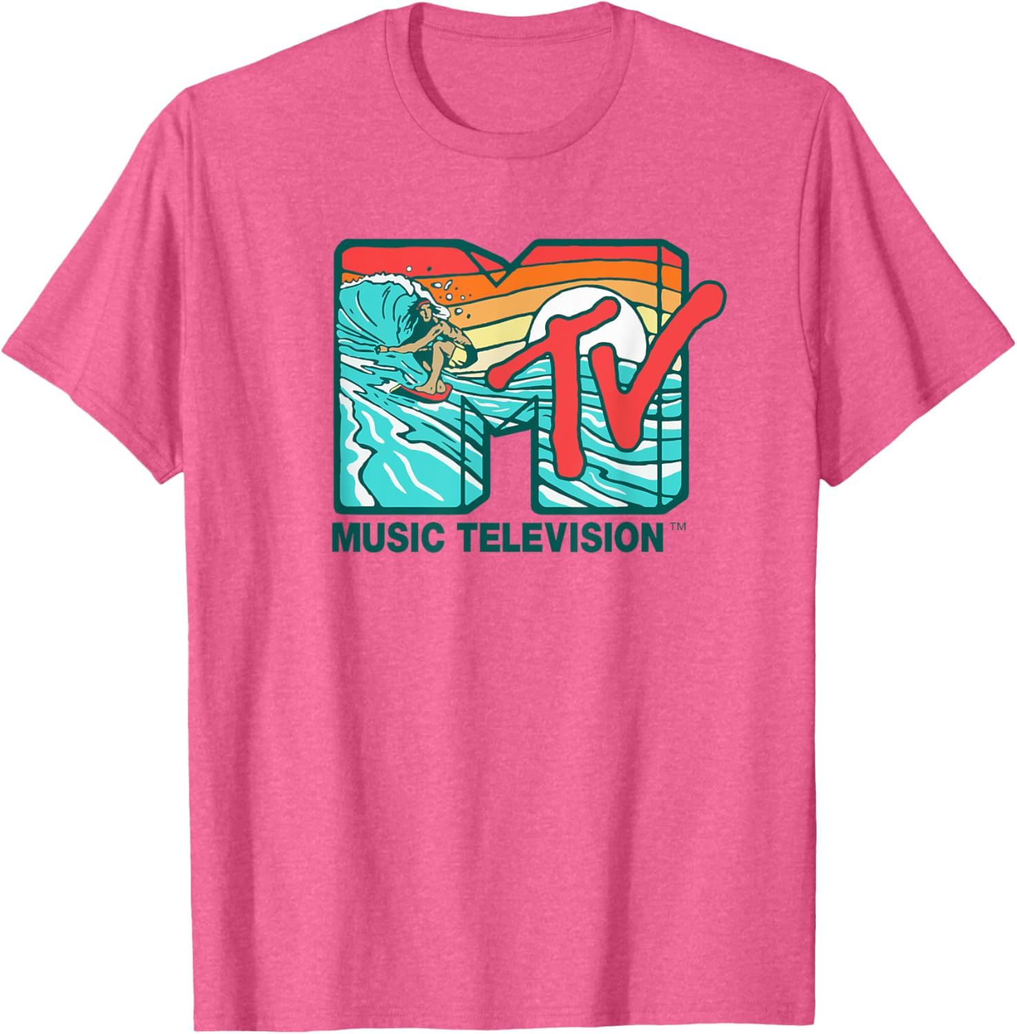 Mademark x MTV Surfer Logo Retro Graphic T-Shirt for Cool Style - 3
