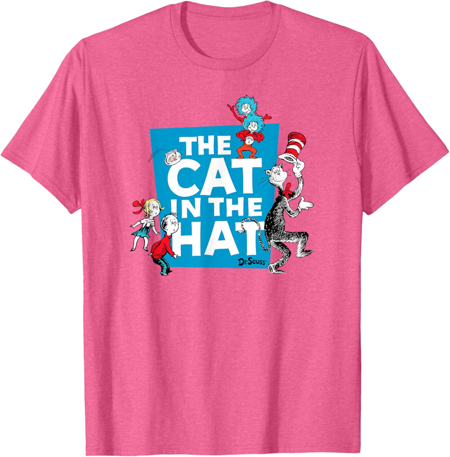 Dr. Seuss Cat in the Hat Characters T-Shirt for Kids and Adults - 17