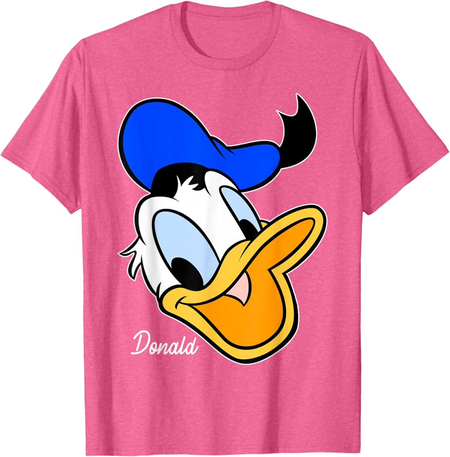 Disney Mickey And Friends Donald Duck Big Face T-Shirt for Kids and Adults - 5