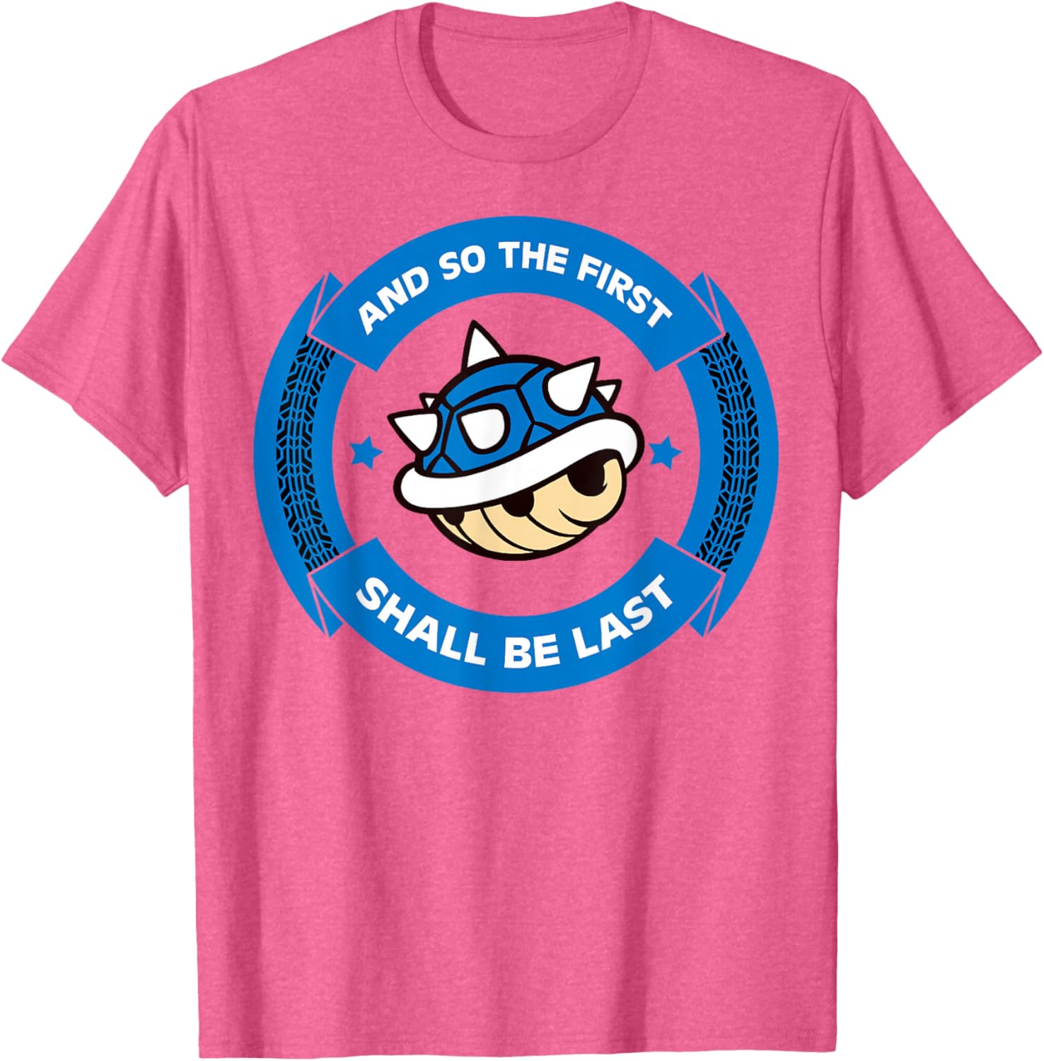 Nintendo Mario Kart Blue Shell T-Shirt Fun Circle Design for Gamers - 9
