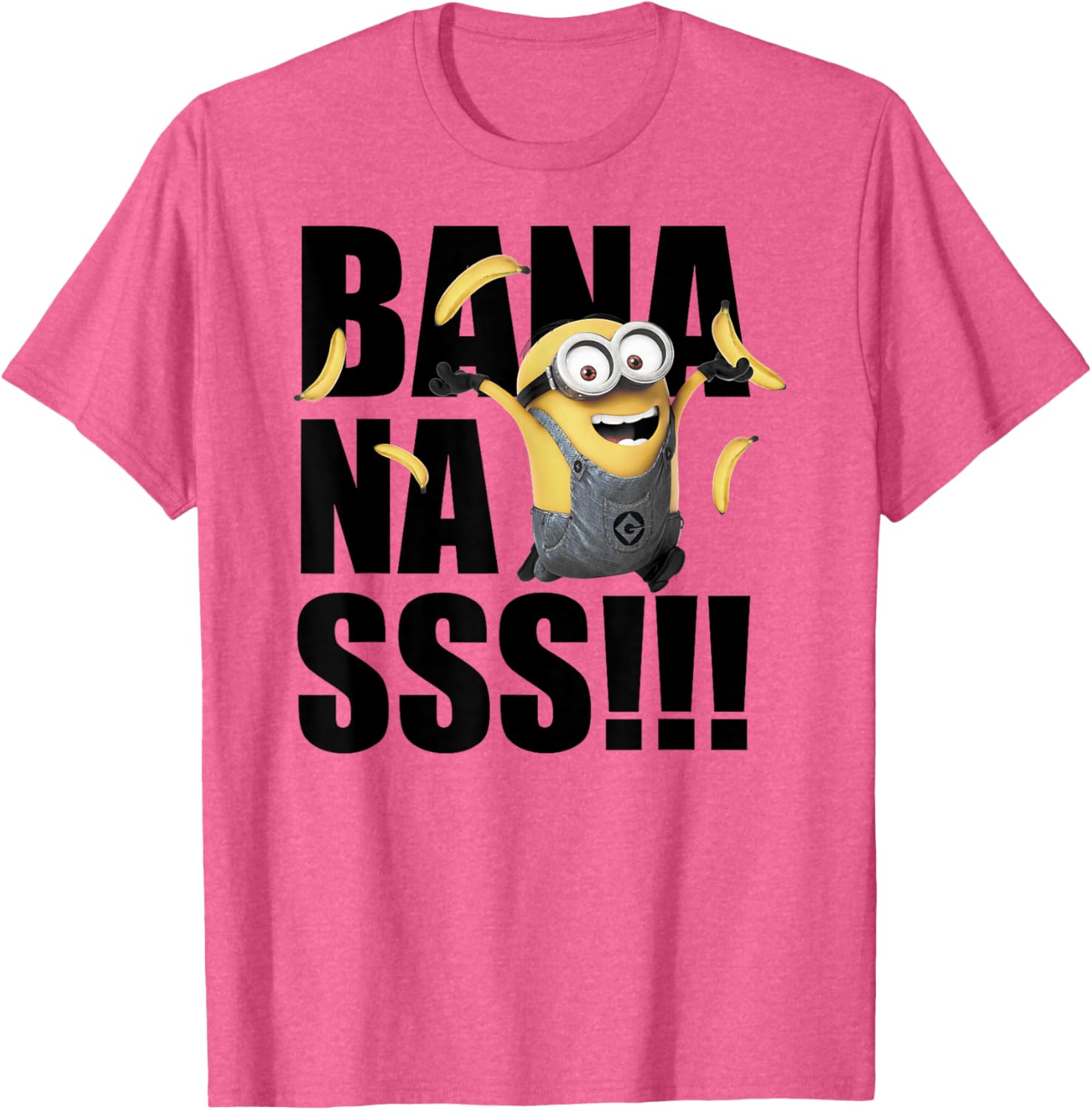 Despicable Me Minions Dave Goes Bananas Fun Graphic T-Shirt for Kids - 5