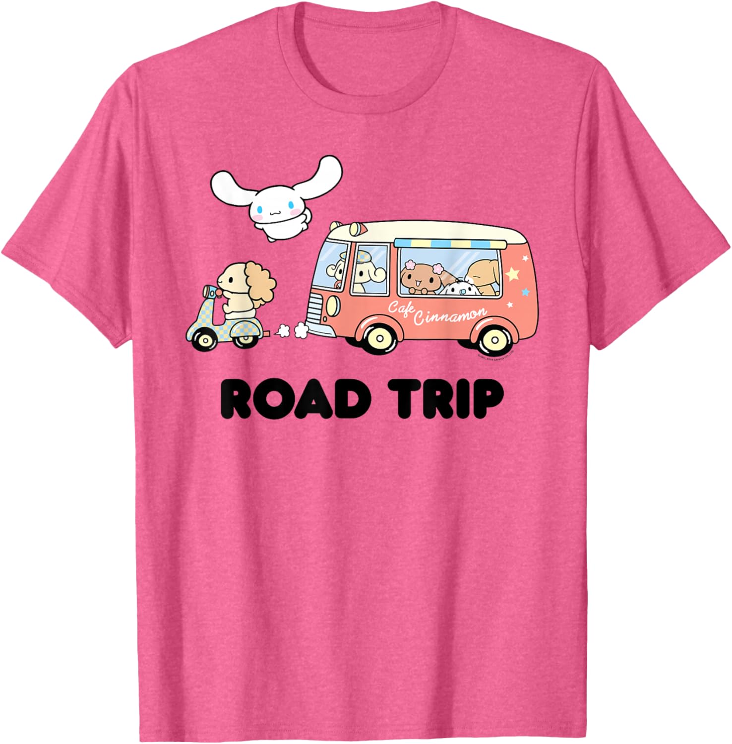 Cute Cinnamoroll Road Trip T-Shirt for Fun Adventures and Travel - 6