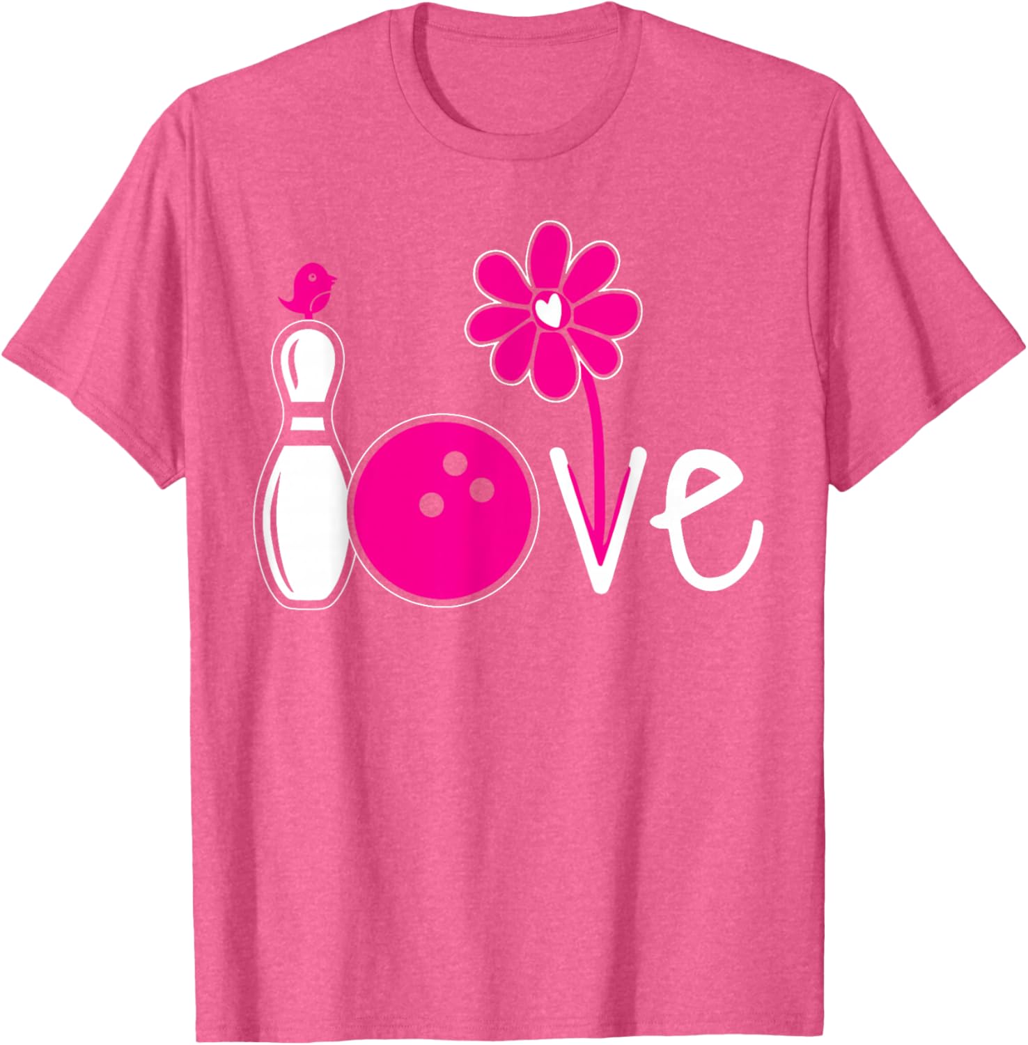 Vintage Women Bowling Shirt for Girls Team Love T-Shirt Fashion - 20