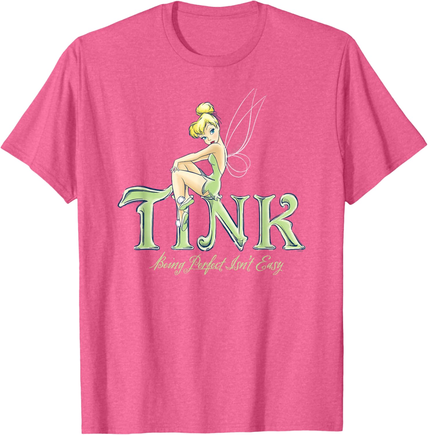 Disney Tinker Bell Perfect Isn't Easy T-Shirt - Cute Peter Pan Apparel - 18