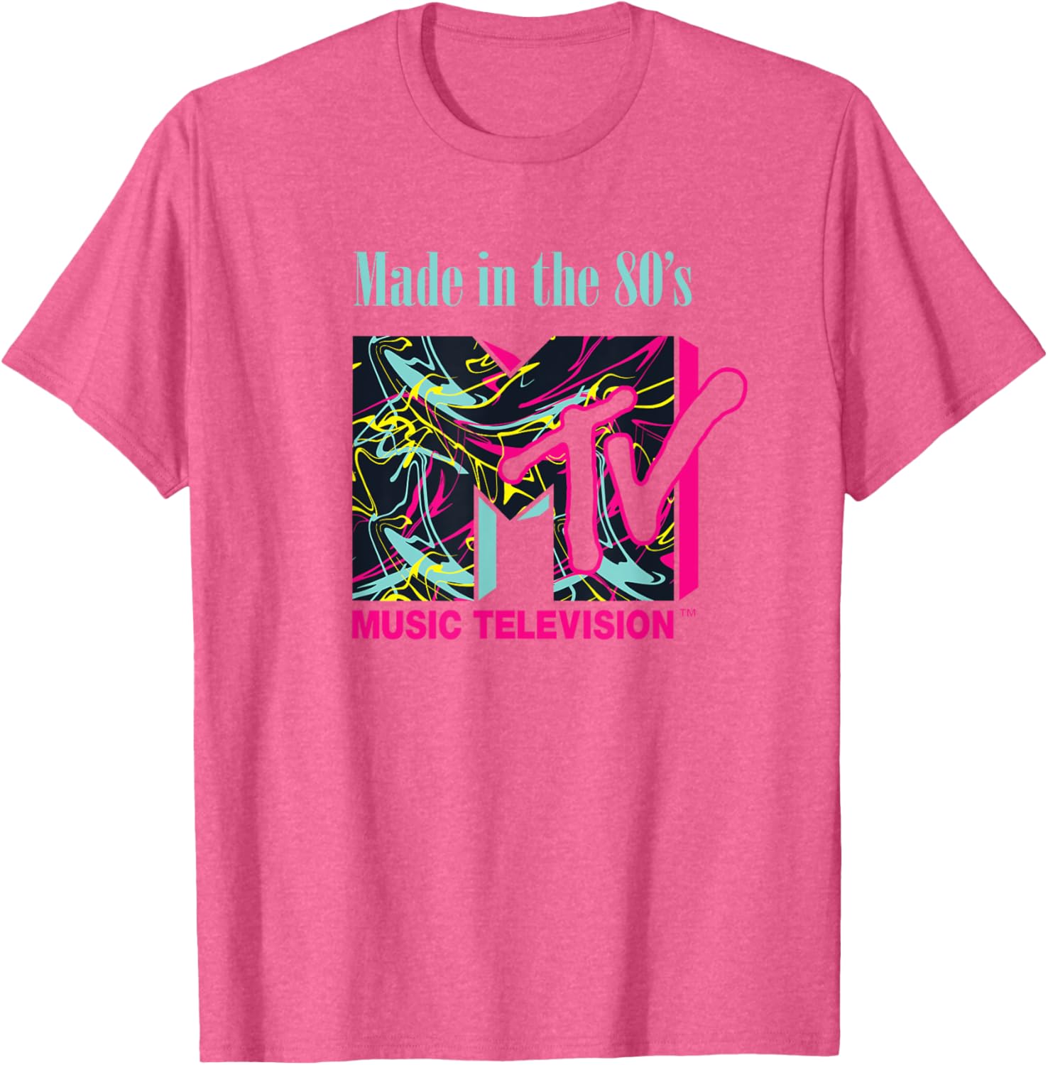 Mademark x MTV Funky New Wave Lines Logo T-Shirt for Trendy Style - 3