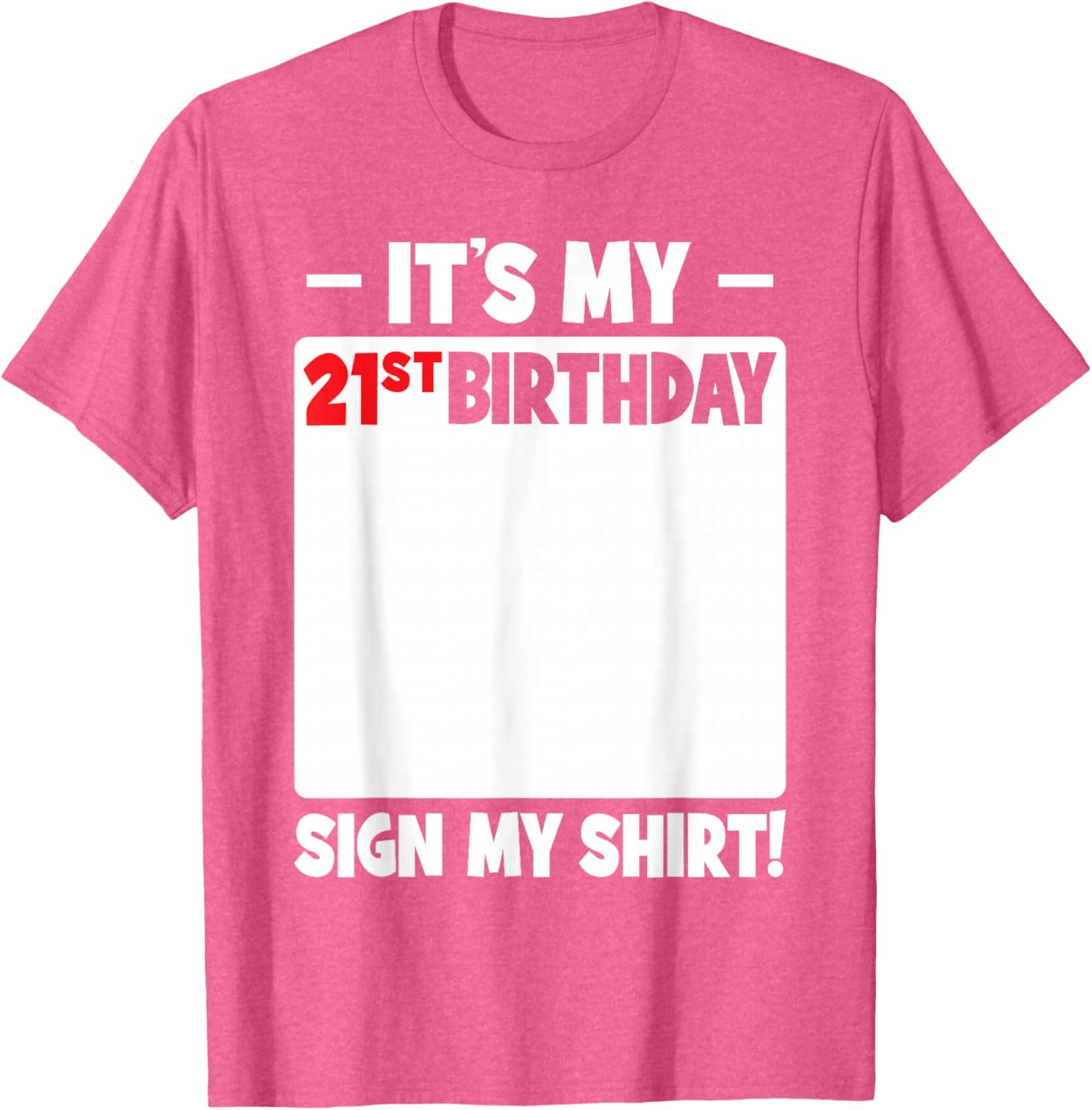 Funny 21st Birthday T-Shirt for Men and Women - Celebrate in Style - 20