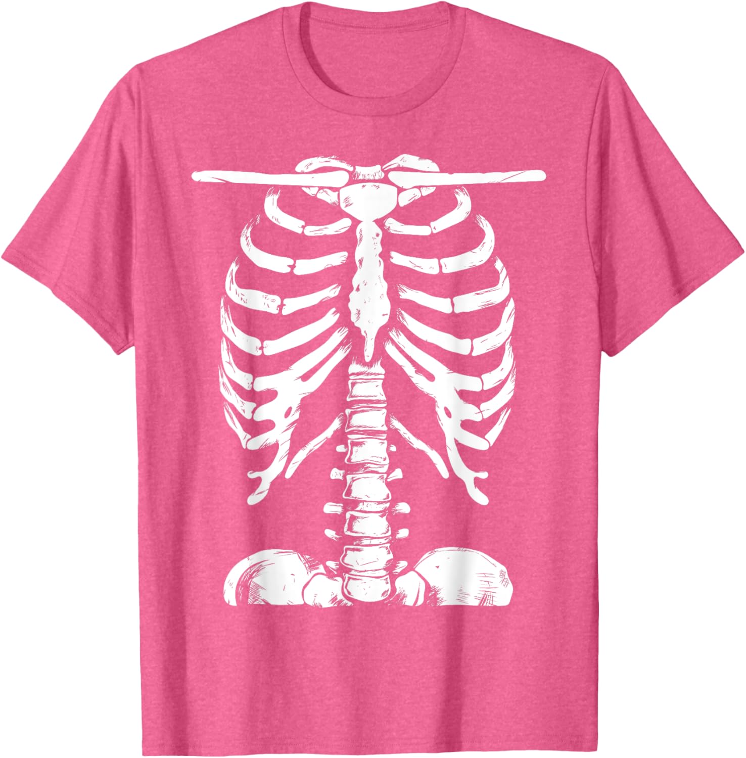 Skeleton Rib Cage Halloween T-Shirt for Men and Women Perfect Costume - 7
