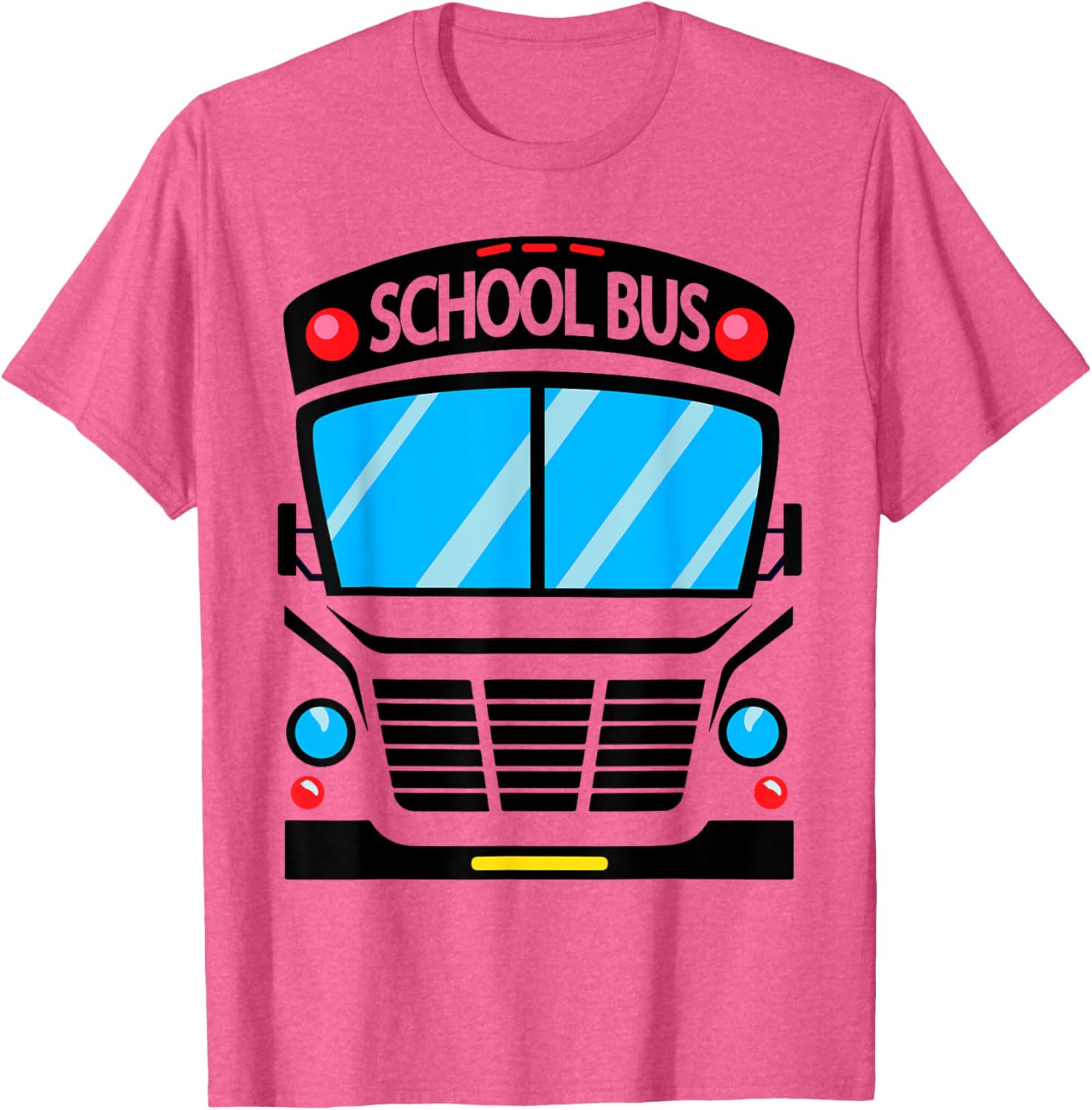 Fun Halloween School Bus Costume T-Shirt for Adults and Kids - 5