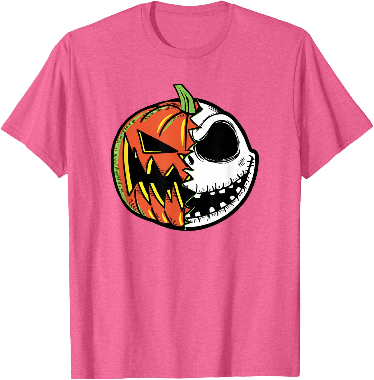 Nightmare Before Christmas Pumpkin Face T-Shirt for Fans and Fashion Lovers - 4