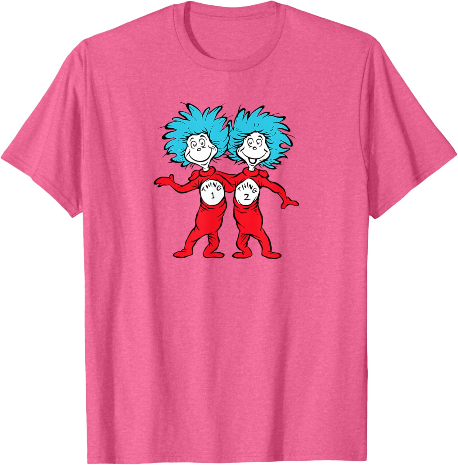 Dr. Seuss Thing 1 Thing 2 Buddies T-Shirt for Fun Lovers and Kids - 29