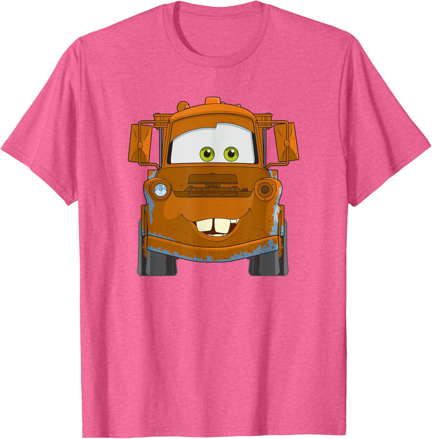 Disney Pixar Cars Mater Big Truck Face T-Shirt for Kids and Adults - 8