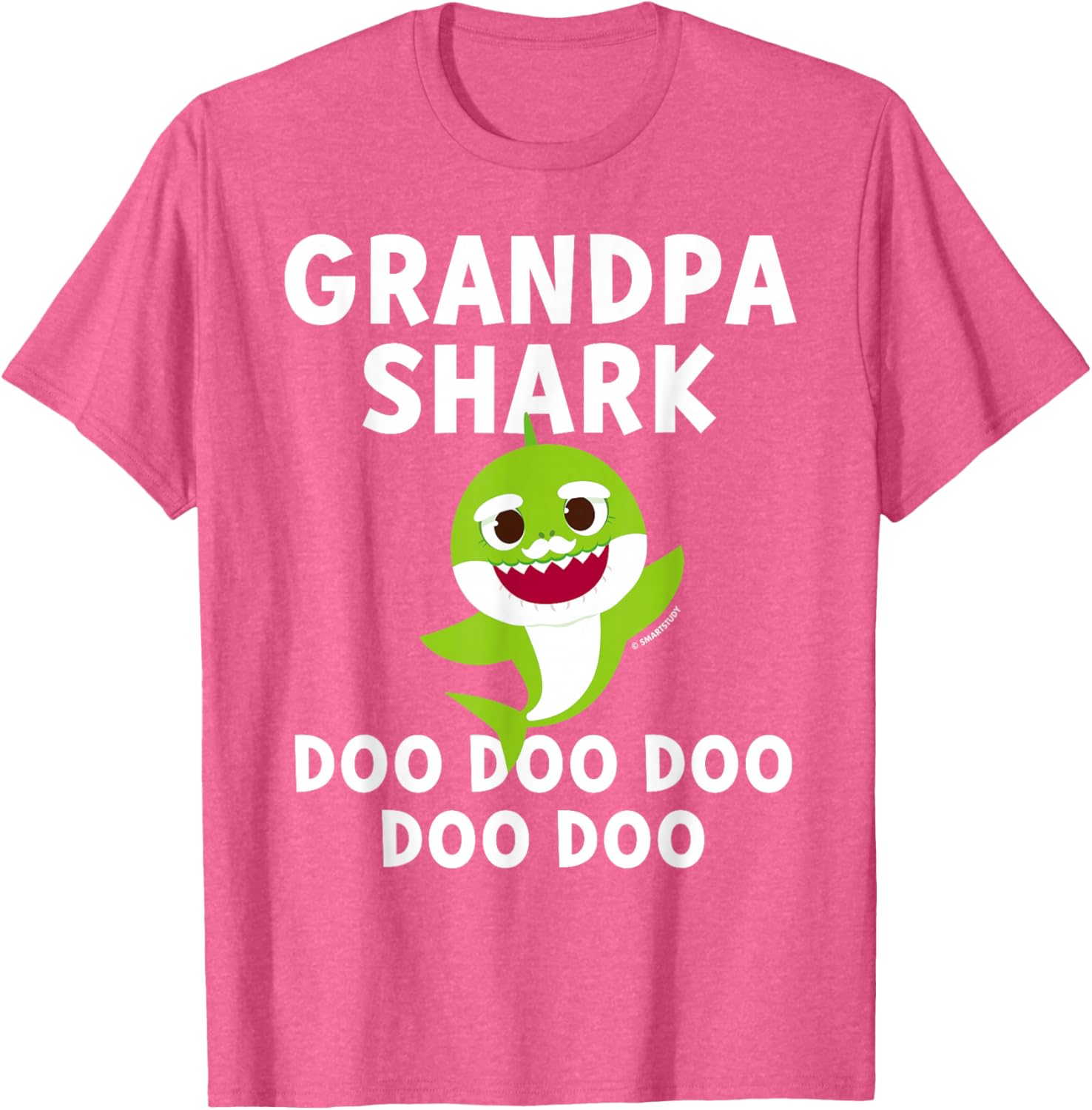 Pinkfong Grandpa Shark Official T-Shirt Fun Cute Kids Apparel - 8