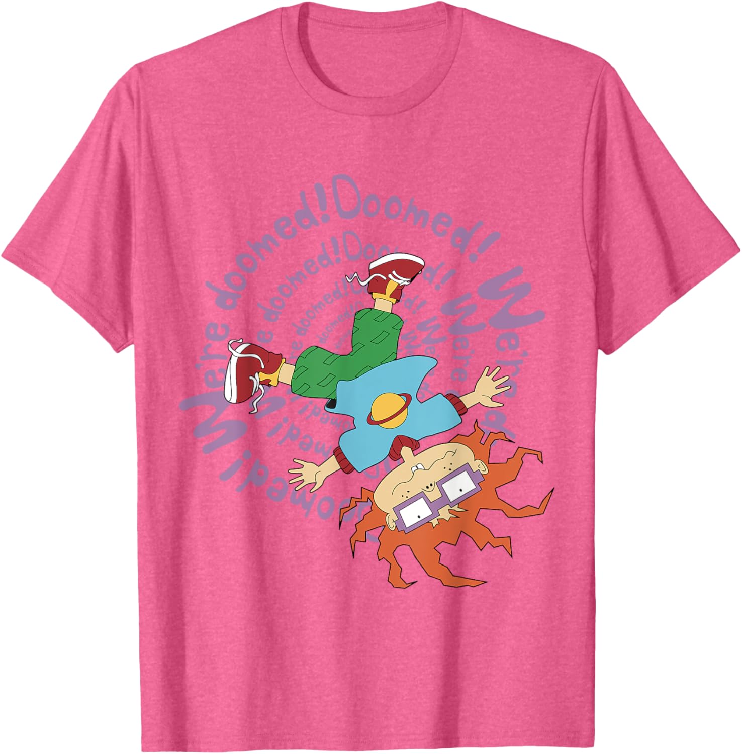 Mademark x Rugrats Chuckie We're Doomed T-Shirt for Fun Nostalgia and Style - 2