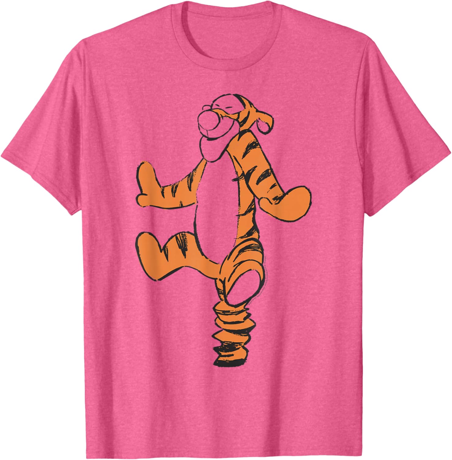 Disney Winnie the Pooh Tigger Simple Sketch T-Shirt for Fun Outfits - 4