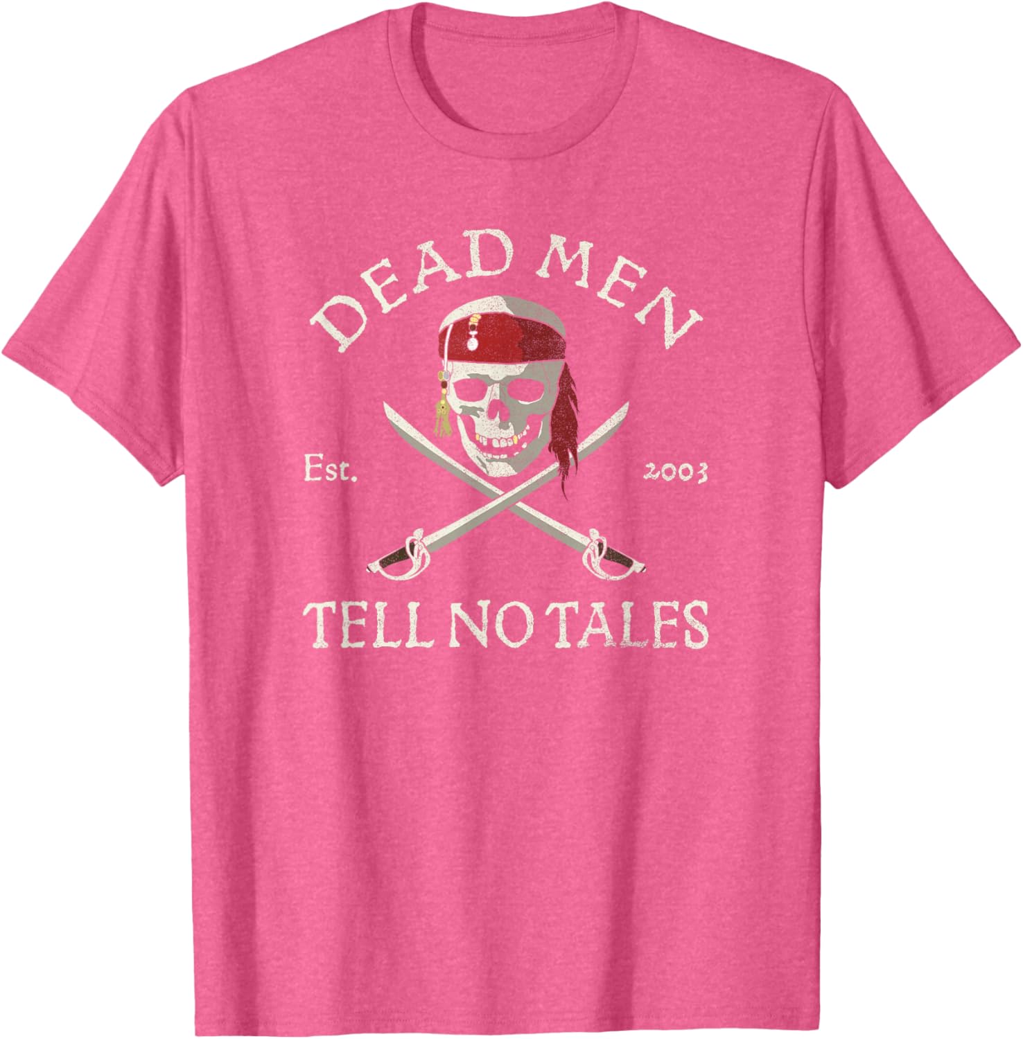 Disney Pirates of the Caribbean Dead Men Tell No Tales T-Shirt for Fans - 4