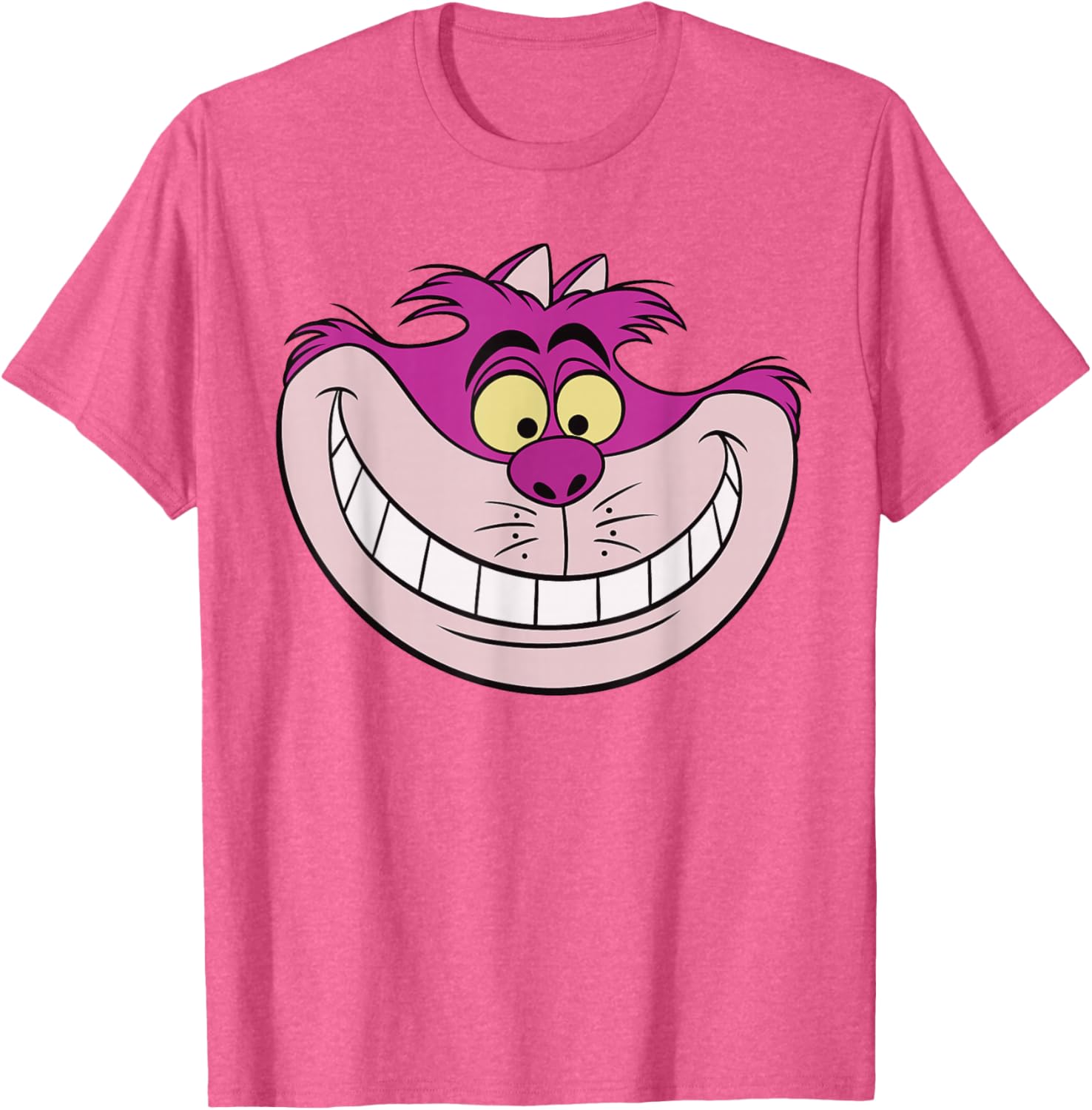 Charming Cheshire Cat Grin T-Shirt from Disney's Alice in Wonderland - 6