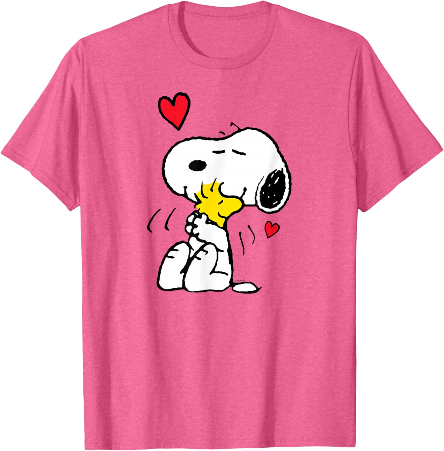 Peanuts Valentine Snoopy and Woodstock Cute Love T-Shirt for Kids - 5