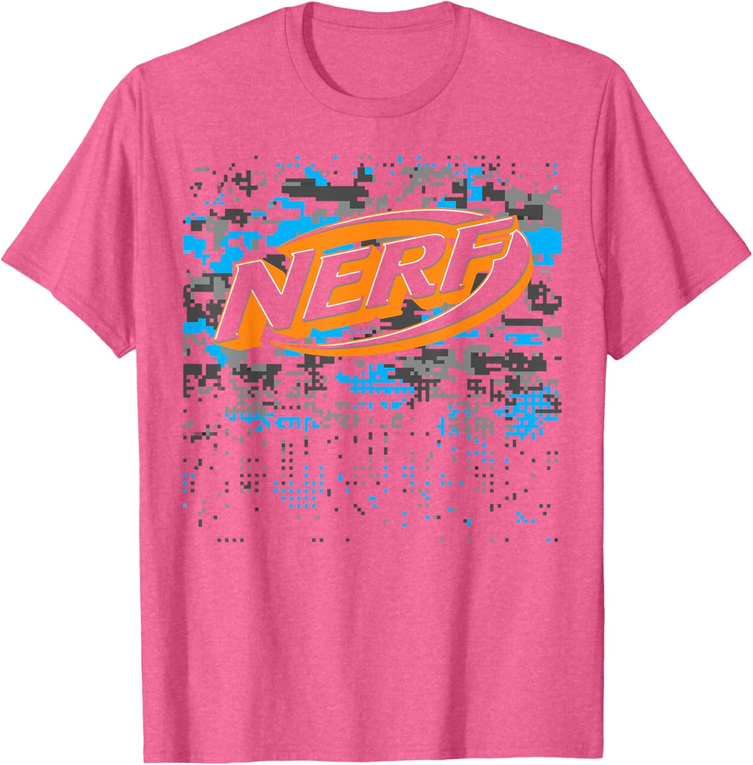 Nerf Logo Glitch Camouflage T-Shirt for Stylish Comfort and Fun - 5