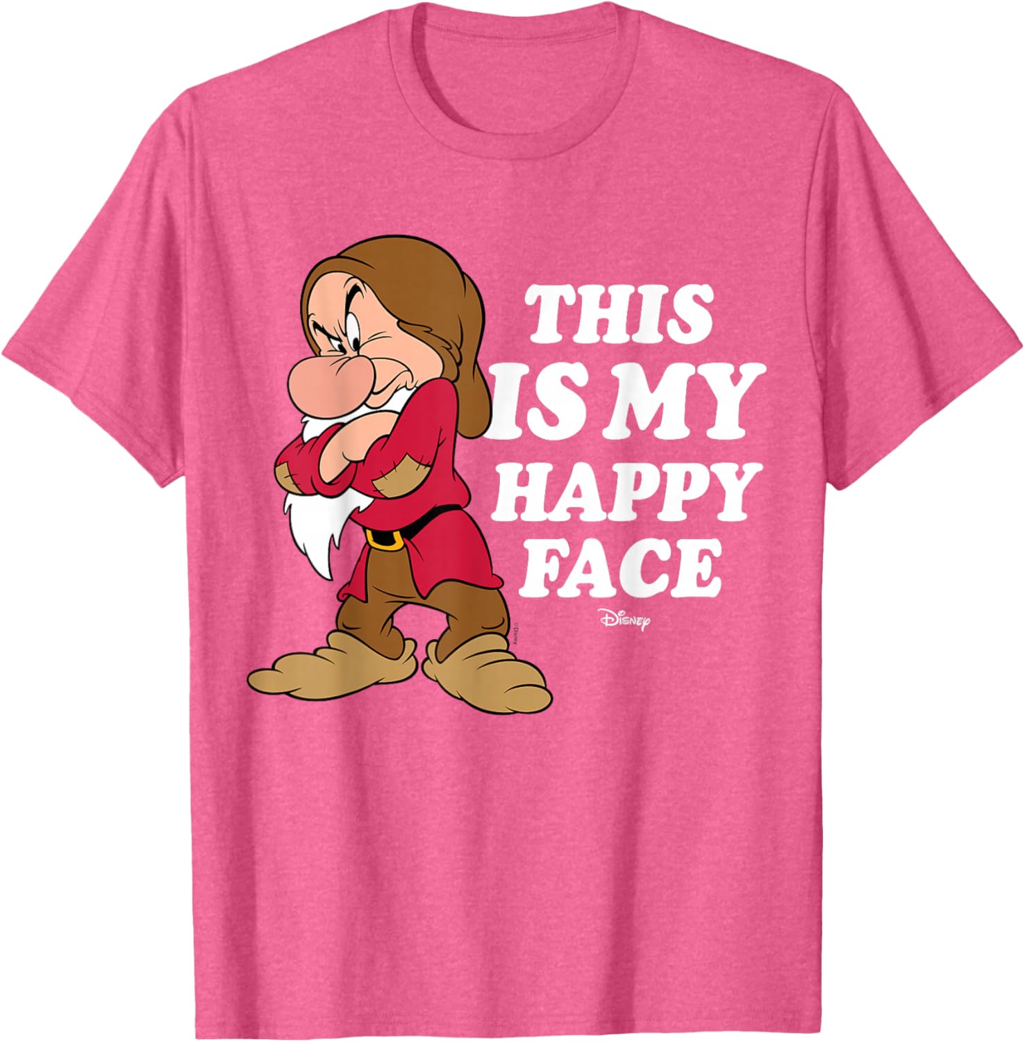 Disney Princess Snow White Grumpy Happy Face T-Shirt for Kids - 2