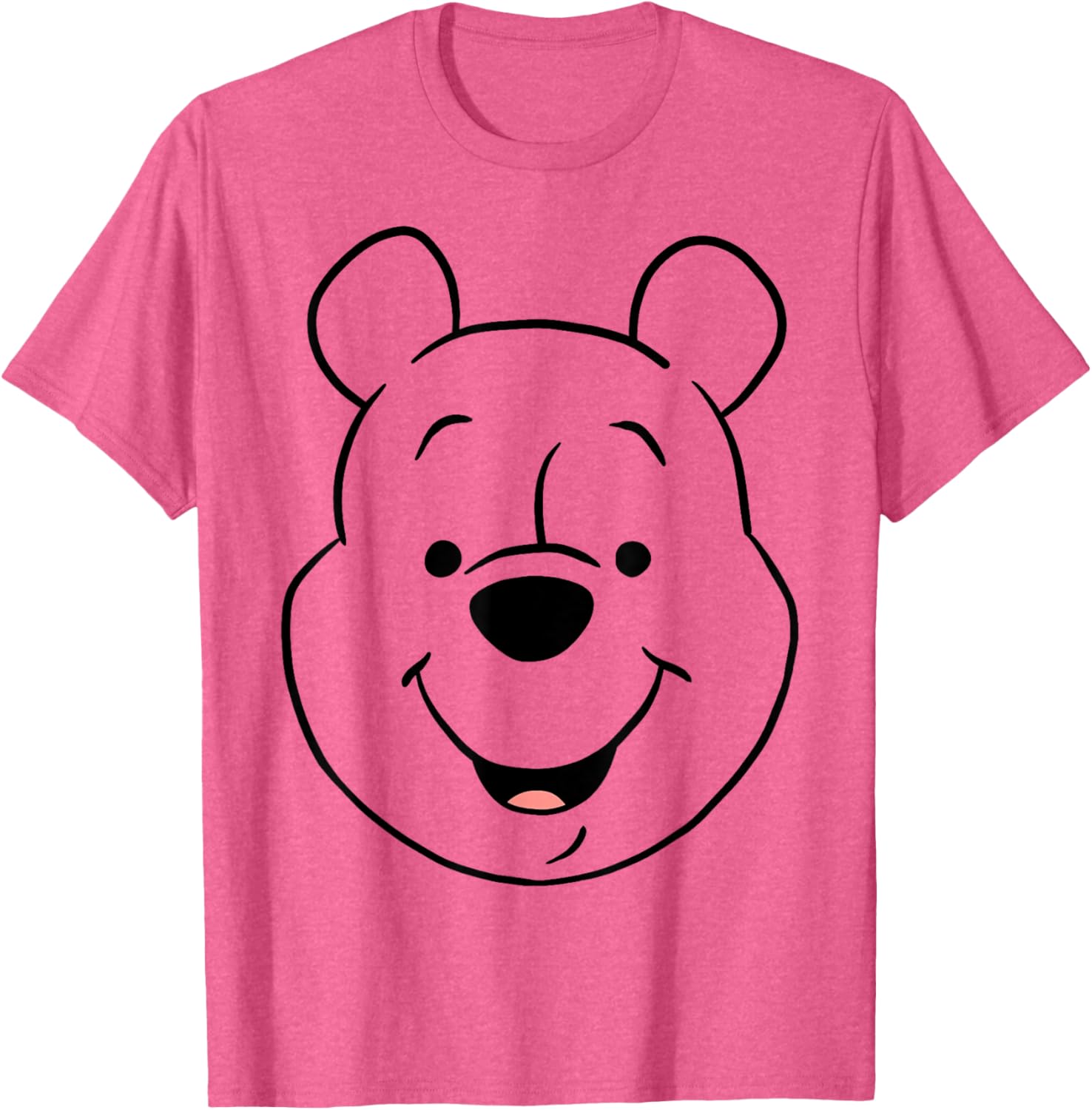 Disney Winnie The Pooh Large Face T-Shirt for Kids and Adults - 2