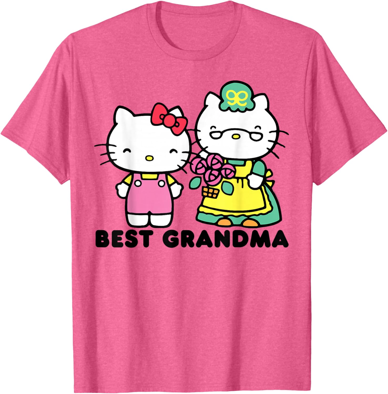 Hello Kitty Best Grandma T-Shirt Cute Gift for Grandmothers - 8