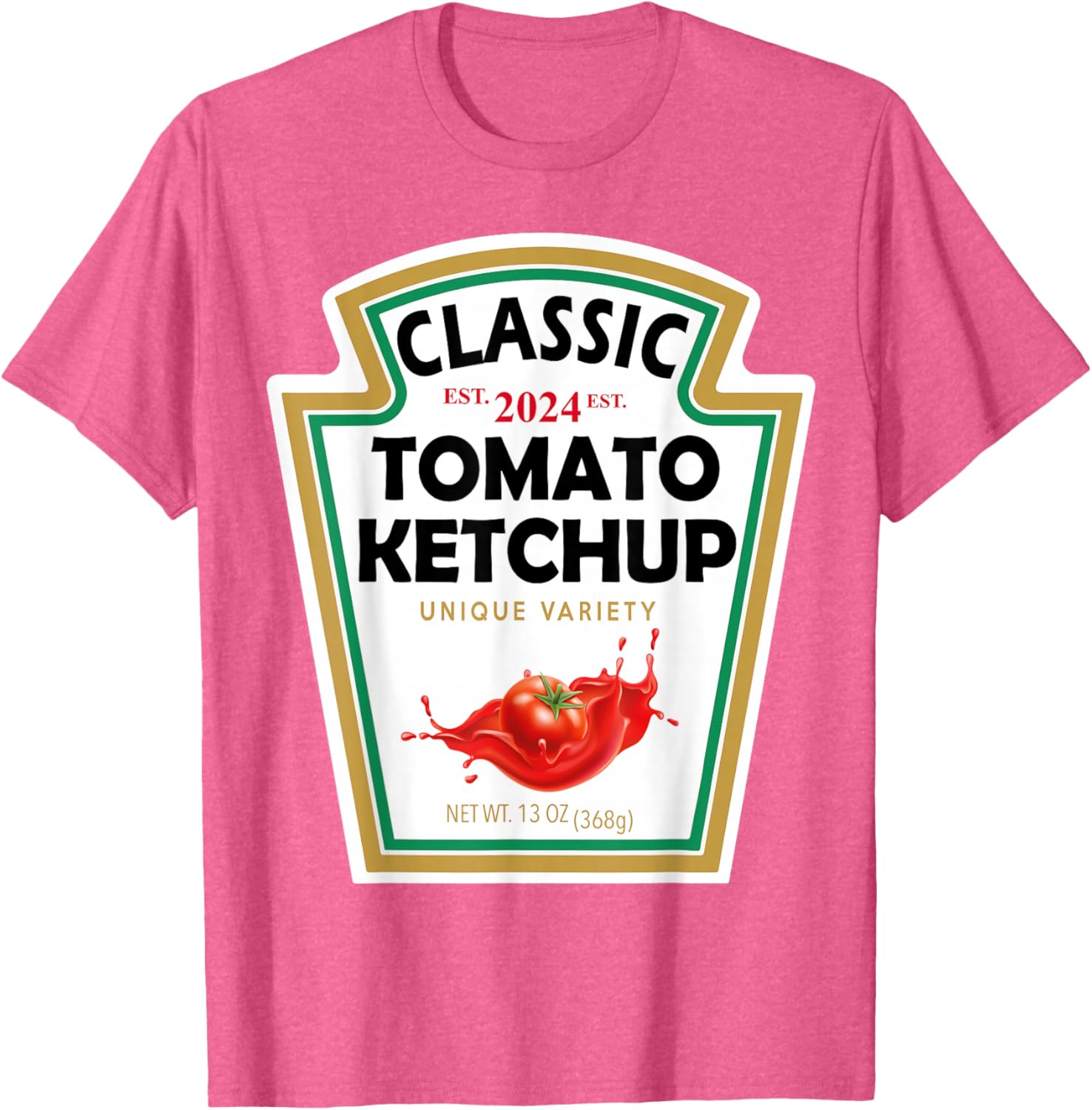 Red Ketchup DIY Halloween Costume Matching Mustard T-Shirt for Groups - 8