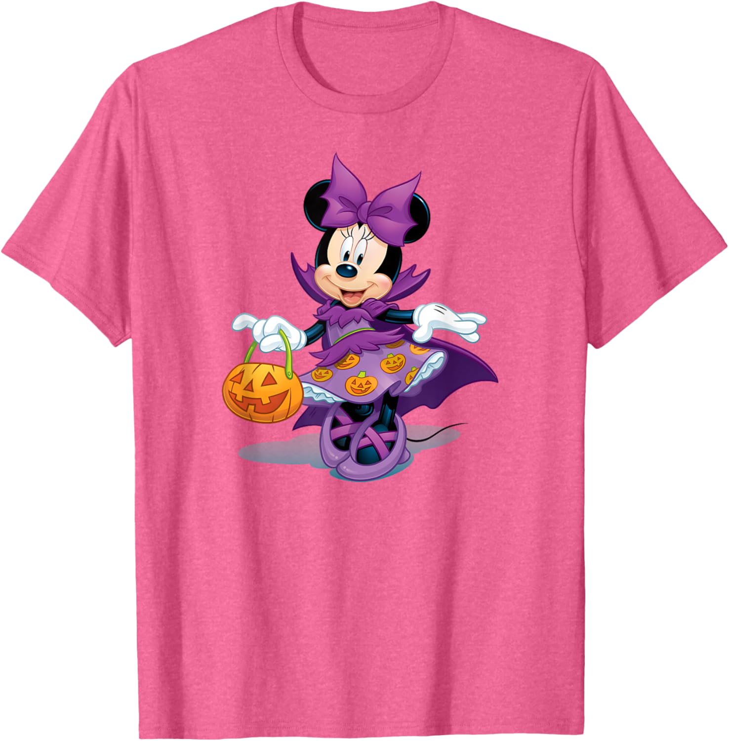 Minnie Mouse Halloween Purple Pumpkin Dress T-Shirt for Kids - 6