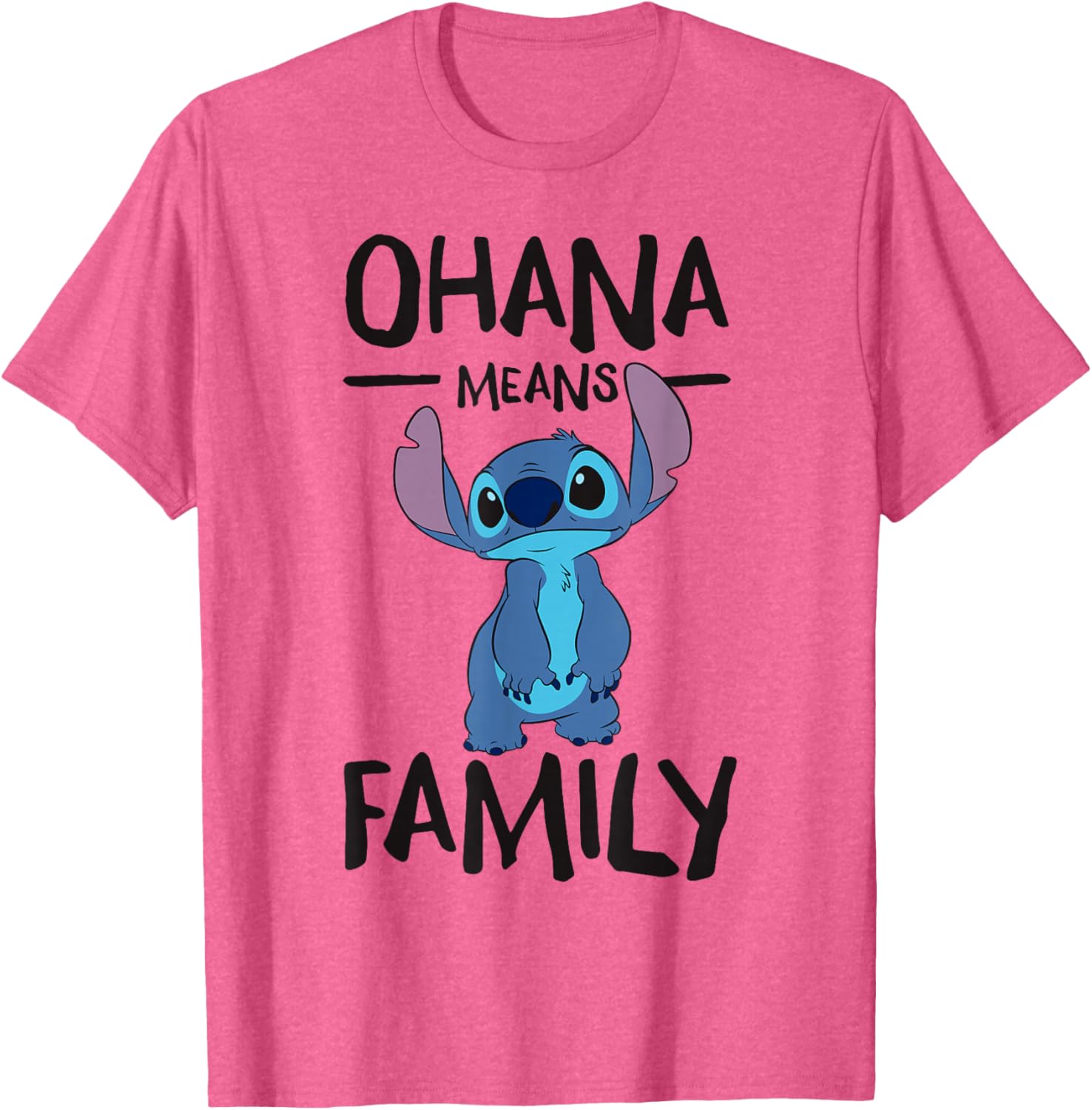 Lilo & Stitch Ohana Family T-Shirt for Fun Casual Wear - 4